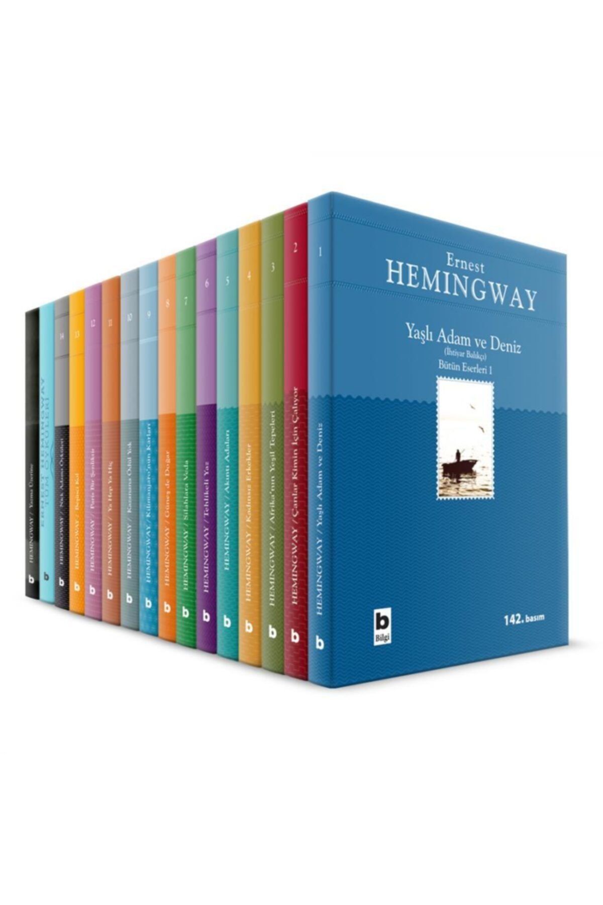 Bilgi Yayınları Ernest Hemingway - Bütün Eserleri (16 Kitaplık Set)