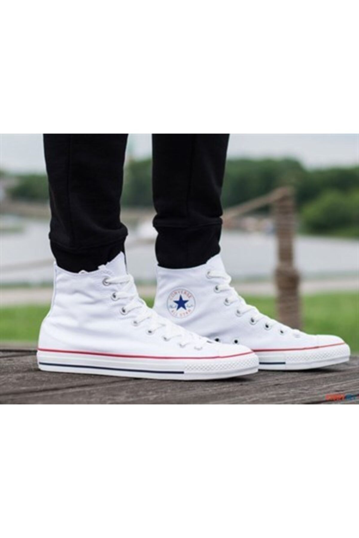 Converse Erkek Beyaz All Star Hi Bilekli Spor Ayakkabı M7650