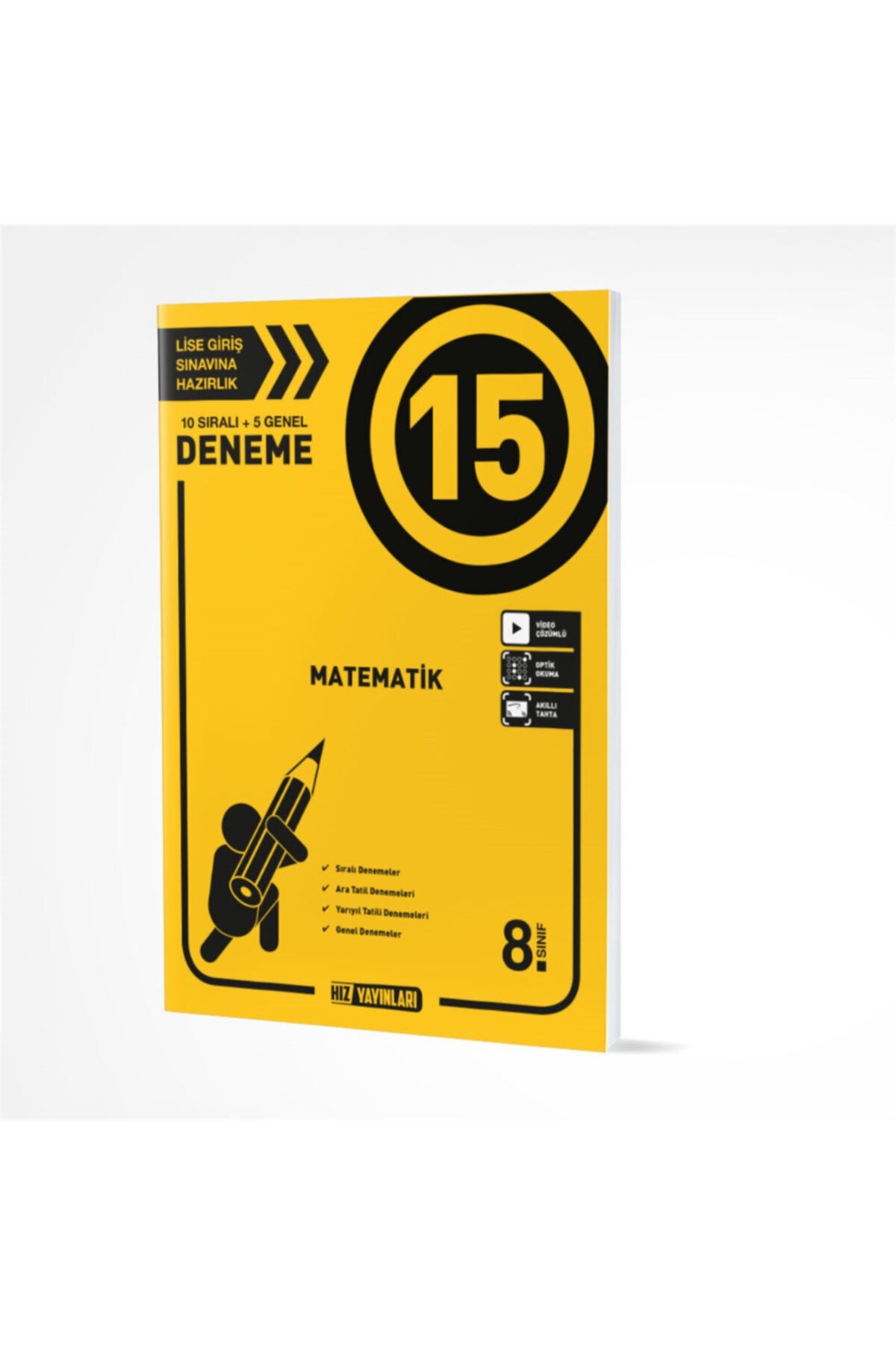 Hız Yayınları 8. Sınıf Matematik 15 Li Deneme