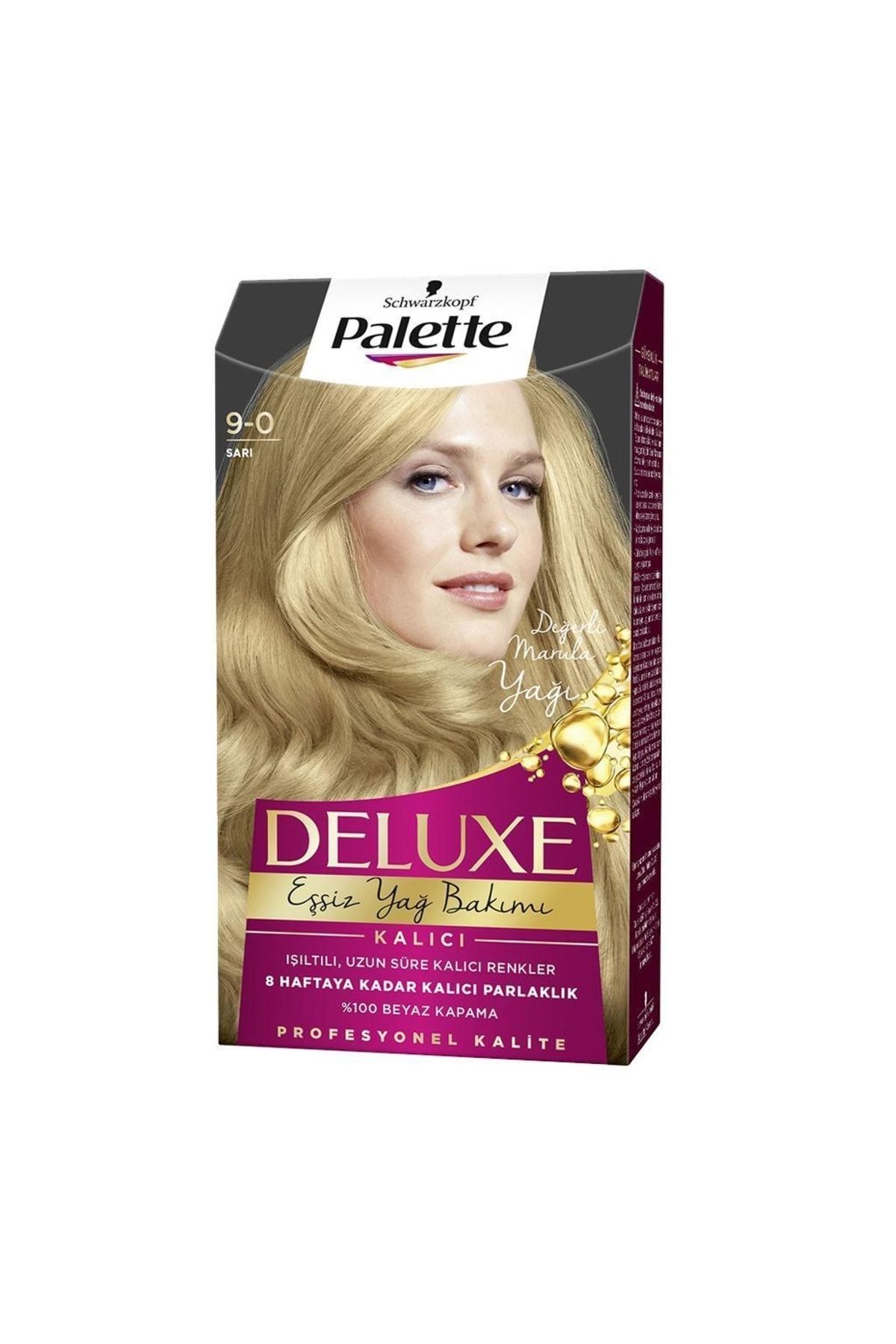 Palette Deluxe Saç Boyası 9-0 (sarı)