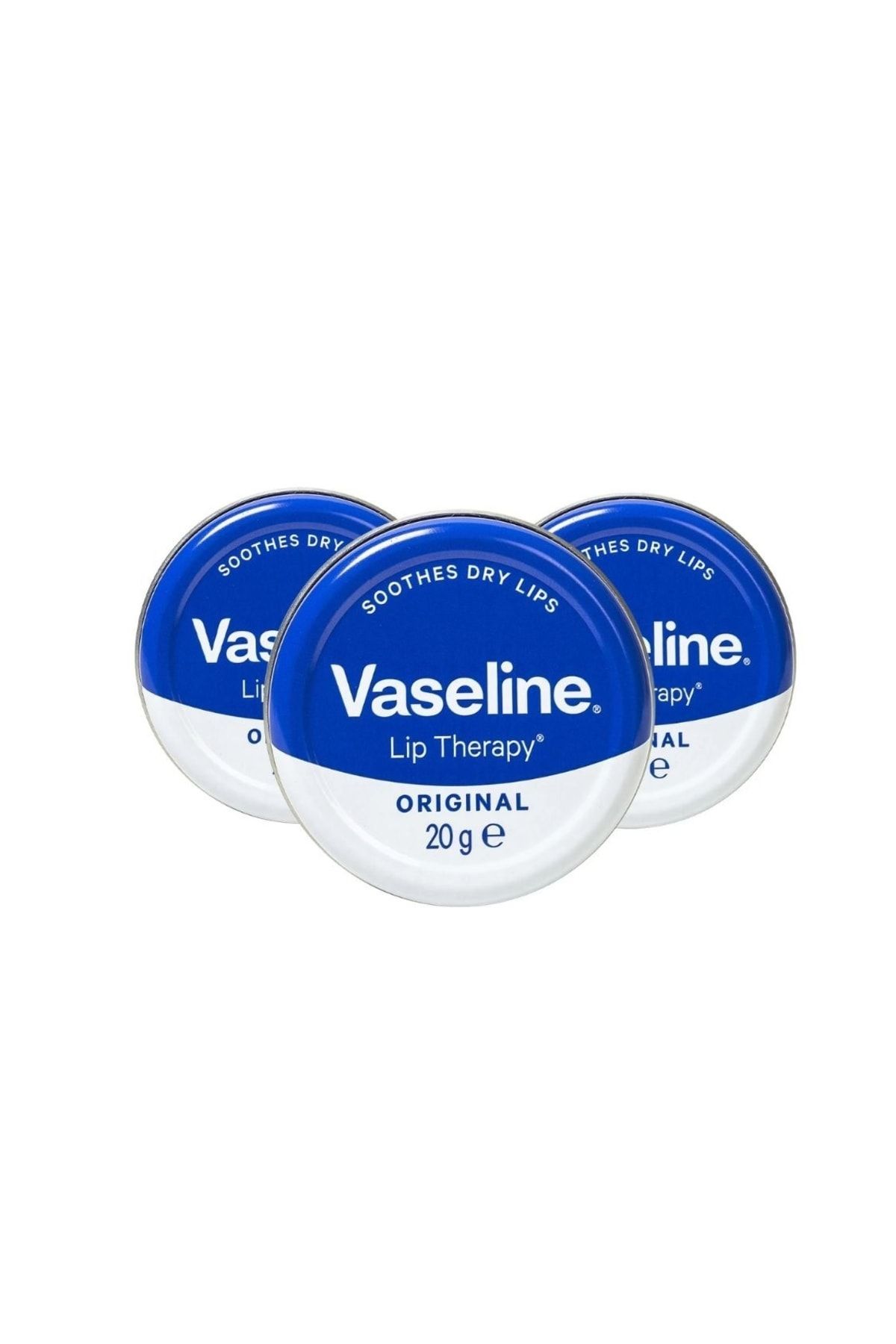 Vaseline 3 Adet Lip Therapy Aloe Vera Yumuşatıcı / Nemlendirici Dudak Kremi 20 Gr X3