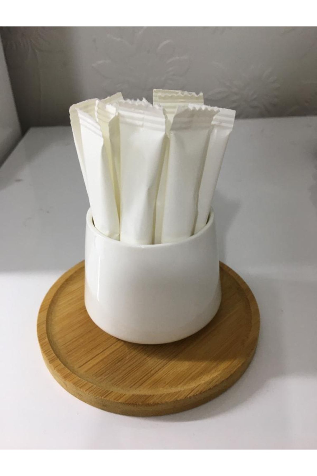 Merpak Ambalaj Stick Şeker Beyaz Baskısız Stick Toz Şeker 3 Gr X 100'lü