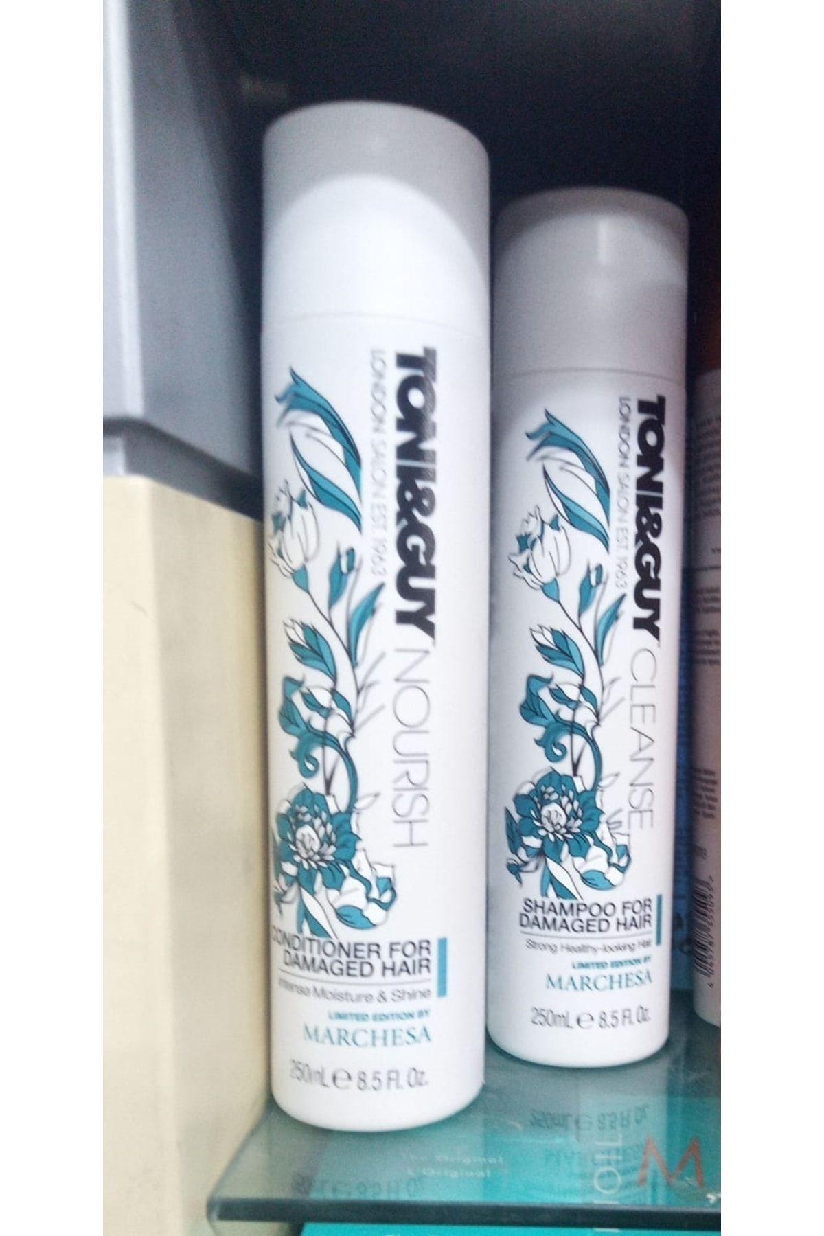 Toni Guy Cleanse Damage Hair For Shampoo Ve Nourısh Conditioner 250 Ml