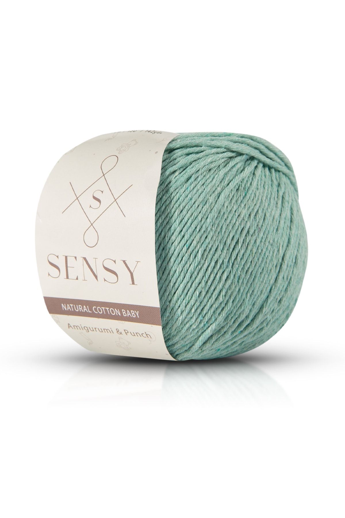 SENSY Premium Amigurumi Ipi Punch (PANÇ) Baby Soft Cotton 50 gr Örgü Ip Mint