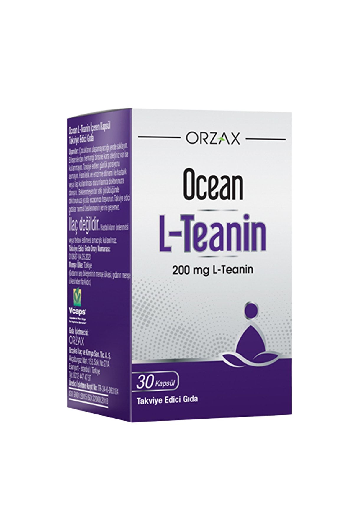 Ocean L-teanin 200 Mg 30 Kapsül