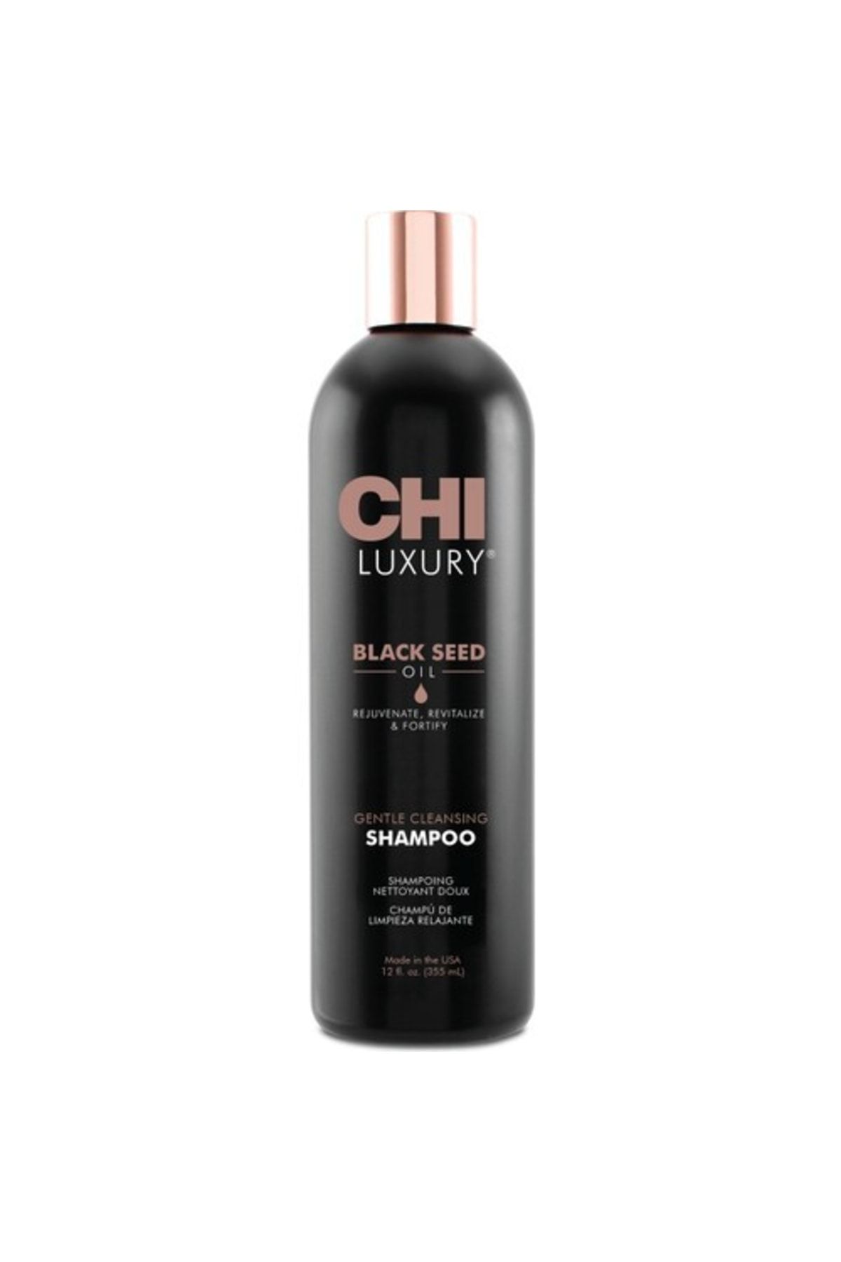 Chi Luxury Black Seed Gentle Shampoo 355ml 633911788363