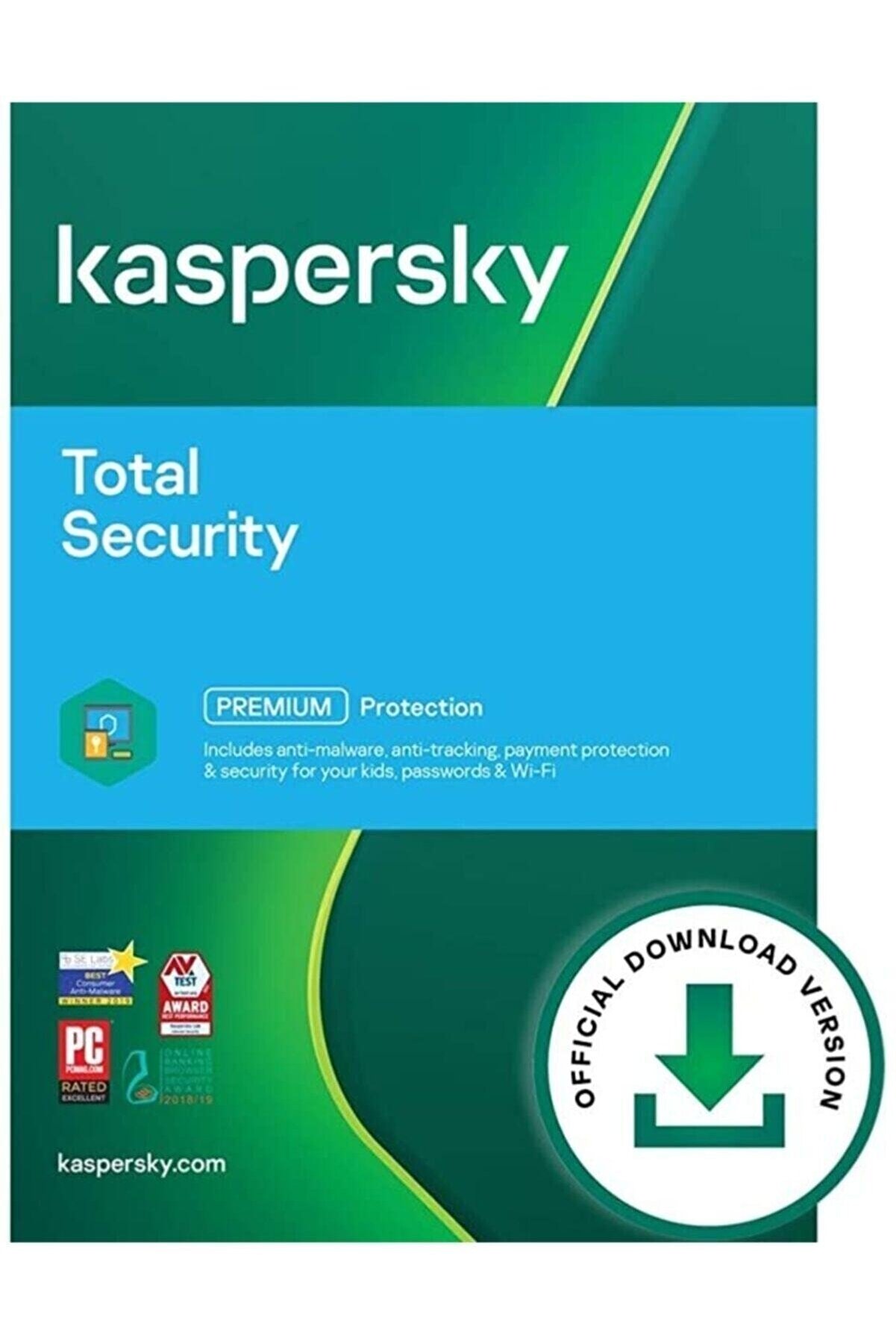 Kaspersky Total Security ( Son Sürüm ) 3 Cihaz