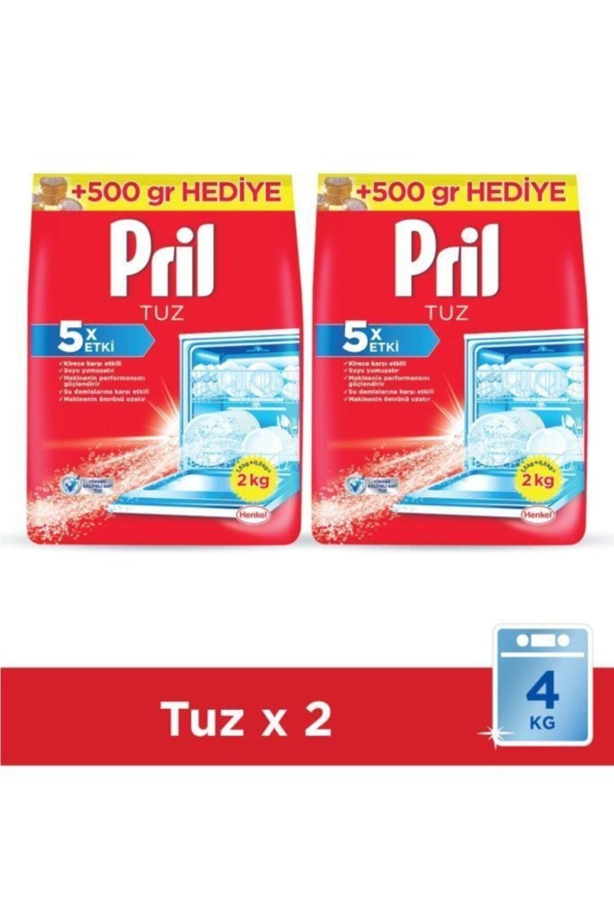 Pril Bulaşık Makinesi Tuz 2kg X 2 Adet