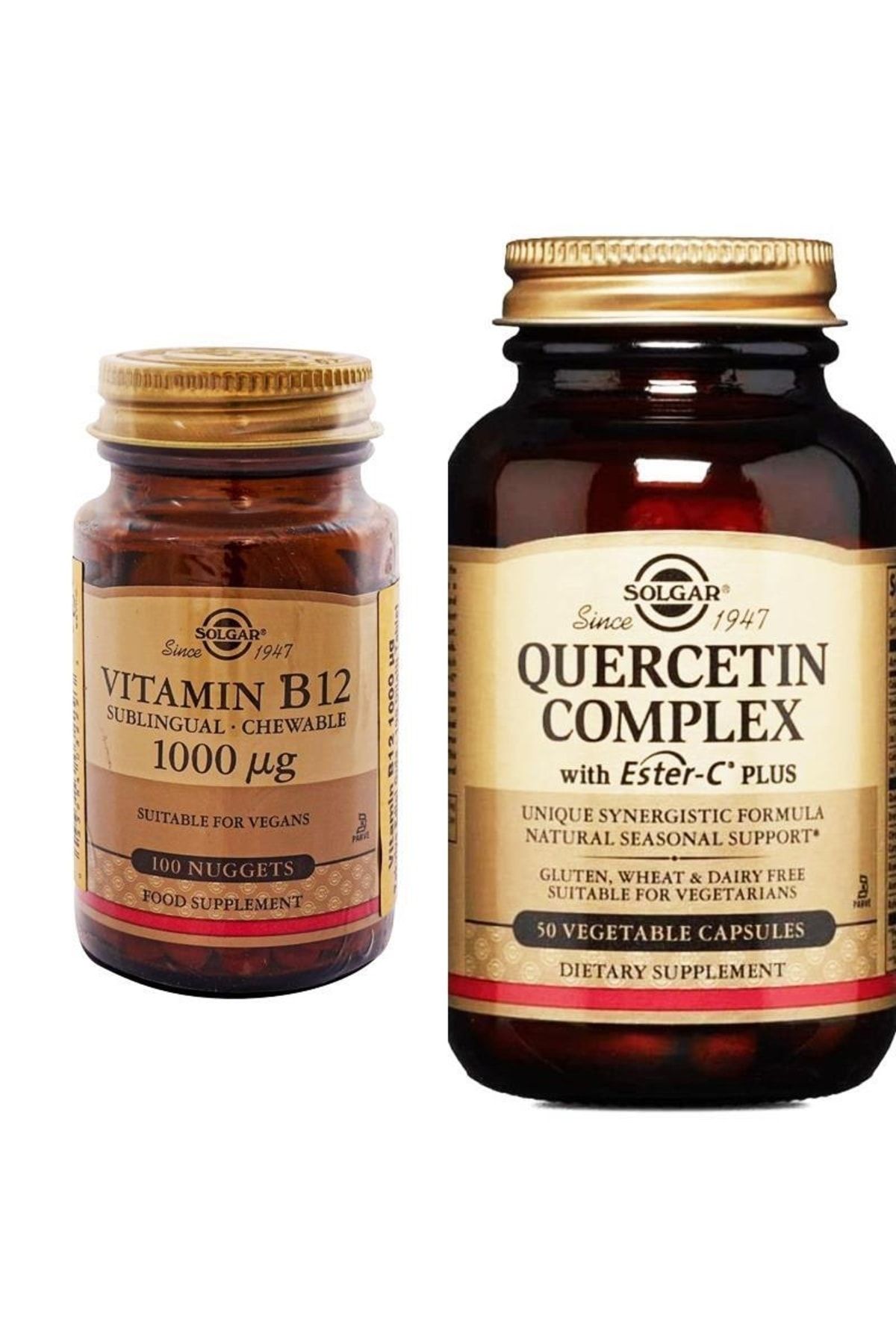 Solgar Vitamin B12 1000 Mcg 100 Kapsül Quercetin Complex With Ester-c Plus 50 Tablet