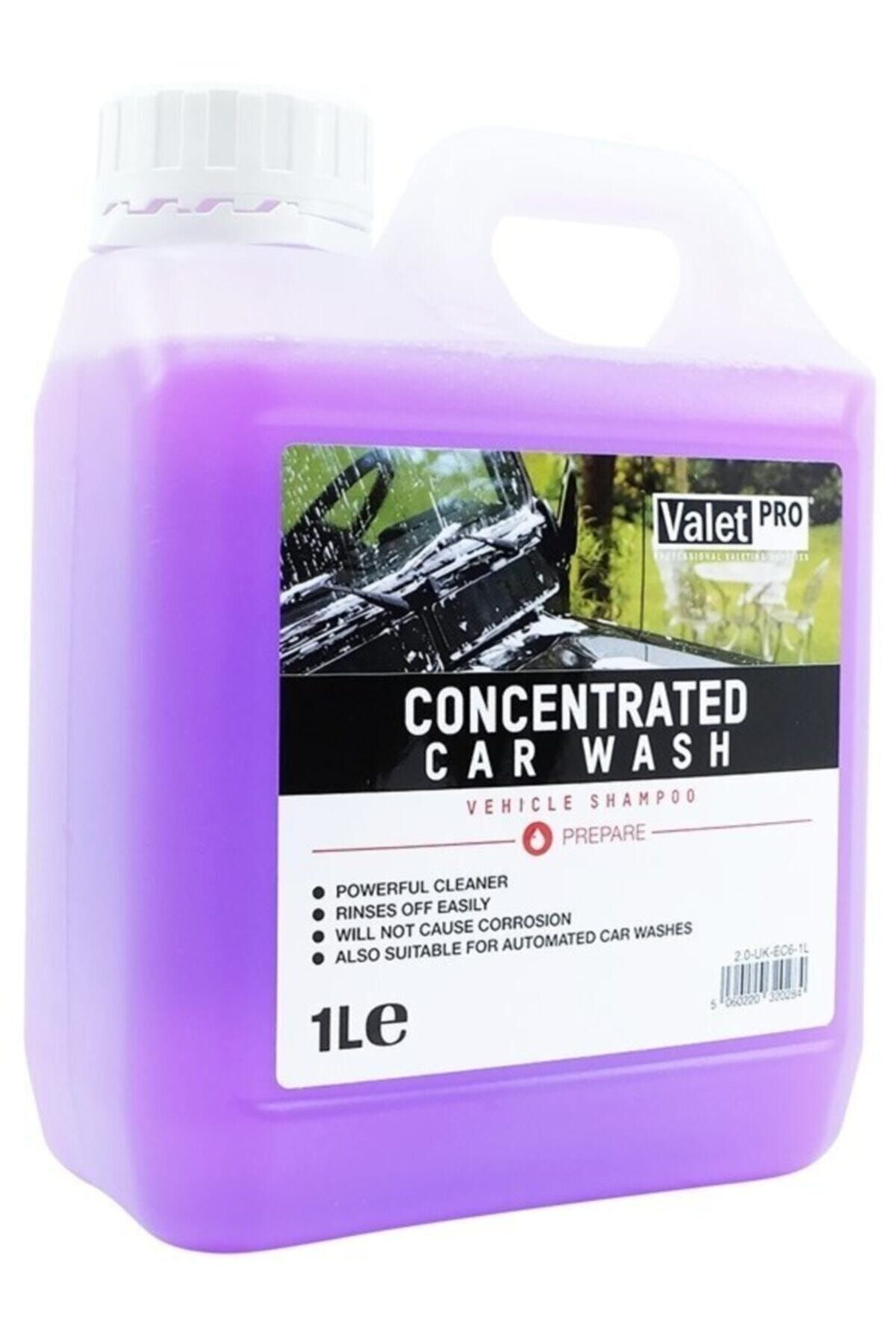 Valet Pro Concentrated Car Wash 1lt. Seramik Korumalar Için Ph Dengeli Konsantre Şampuan