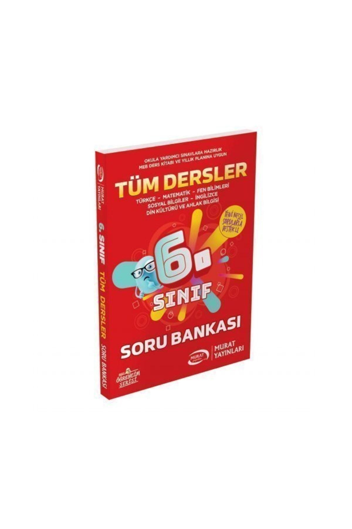 Murat Yayınları 6. Sınıf Tüm Dersler Soru Bankası Yeni Nesil 3366