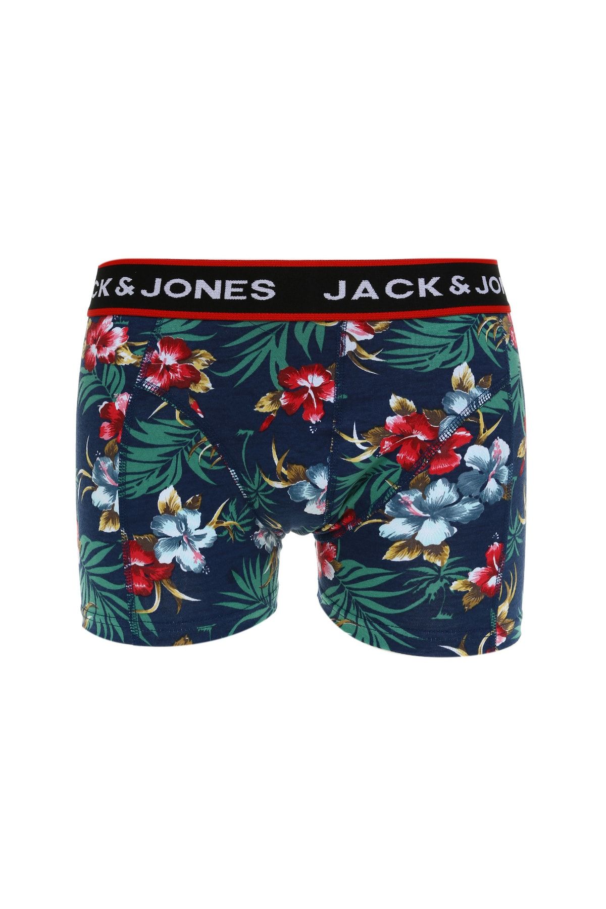 Jack & Jones 12225697_jaclittle Trunks Try Normal Bel Desenli Koyu Yeşil Erkek Boxer