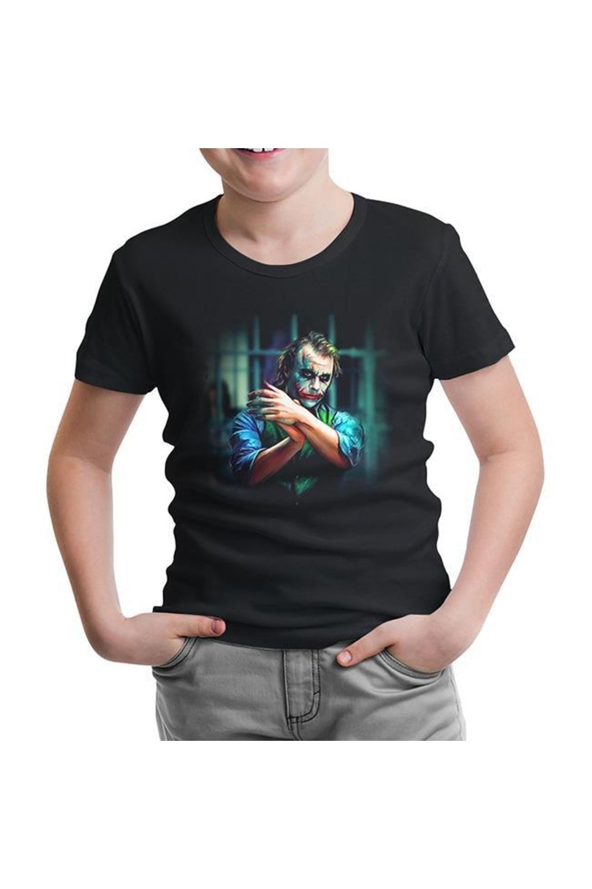 Lord T-Shirt Joker Siyah Çocuk Tshirt