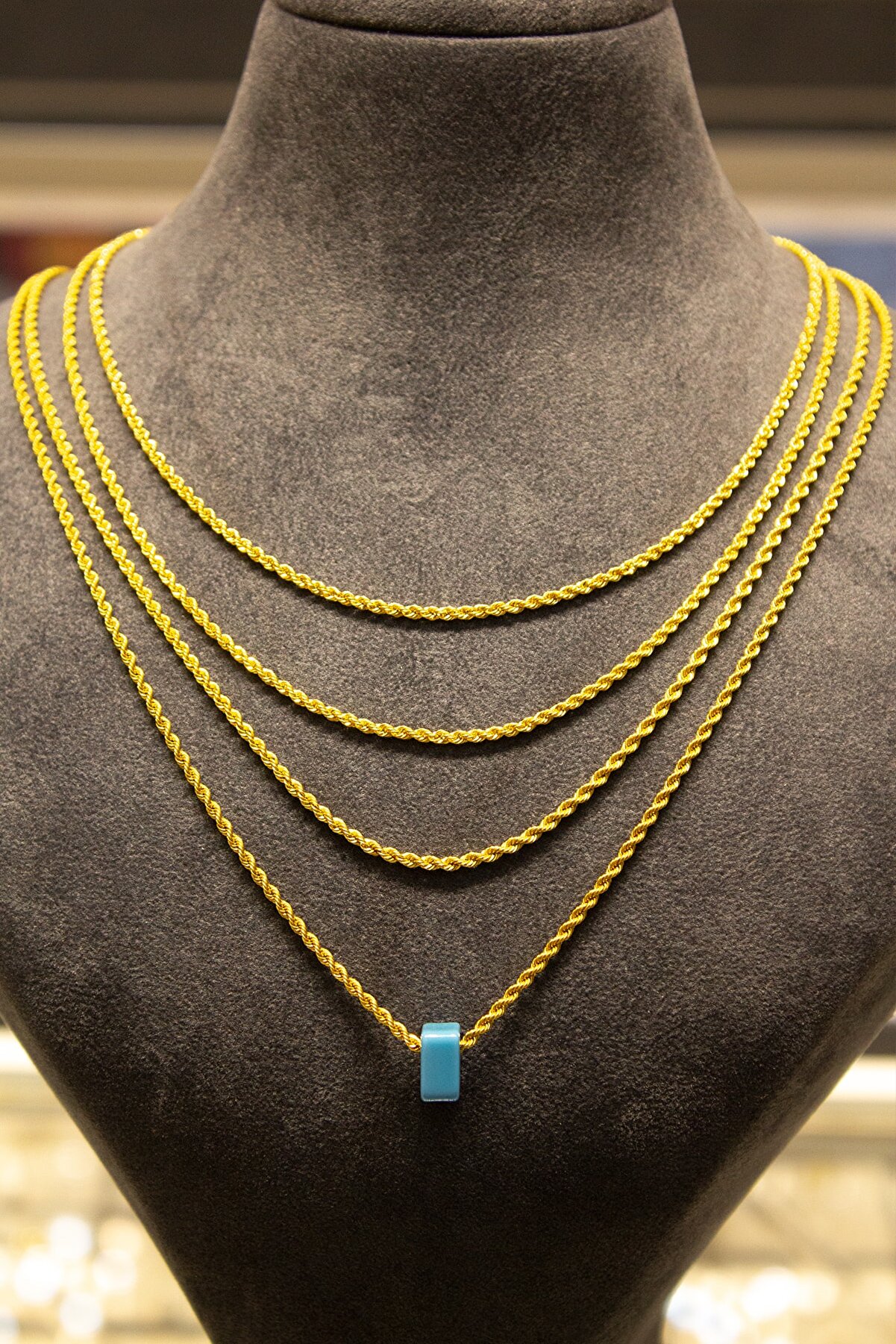 Tuba Kuyumculuk Kolye Halat Burgu Zincir Altın 14 Ayar 40 cm Fiyatı