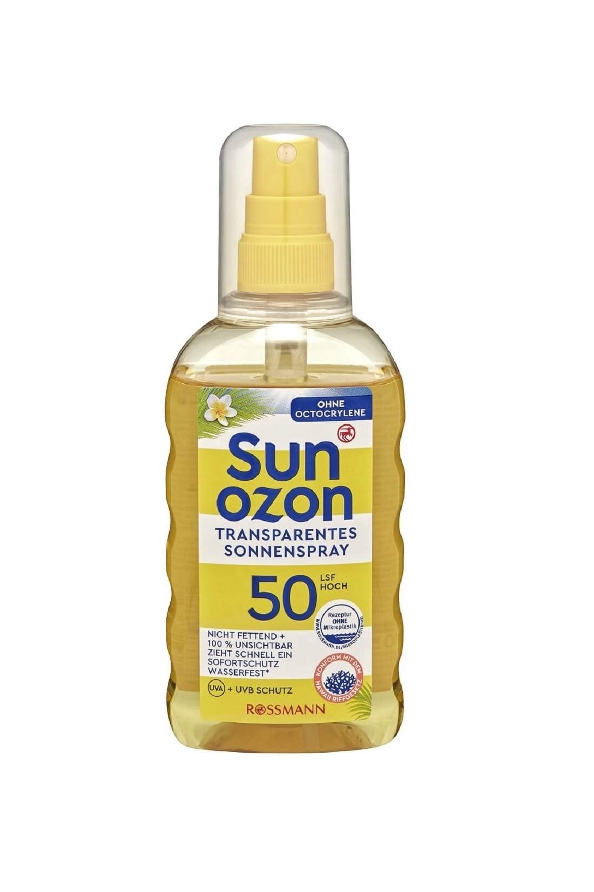 SunOzon Güneş Spreyi SPF 50 Transparan 200 ml4305615572475