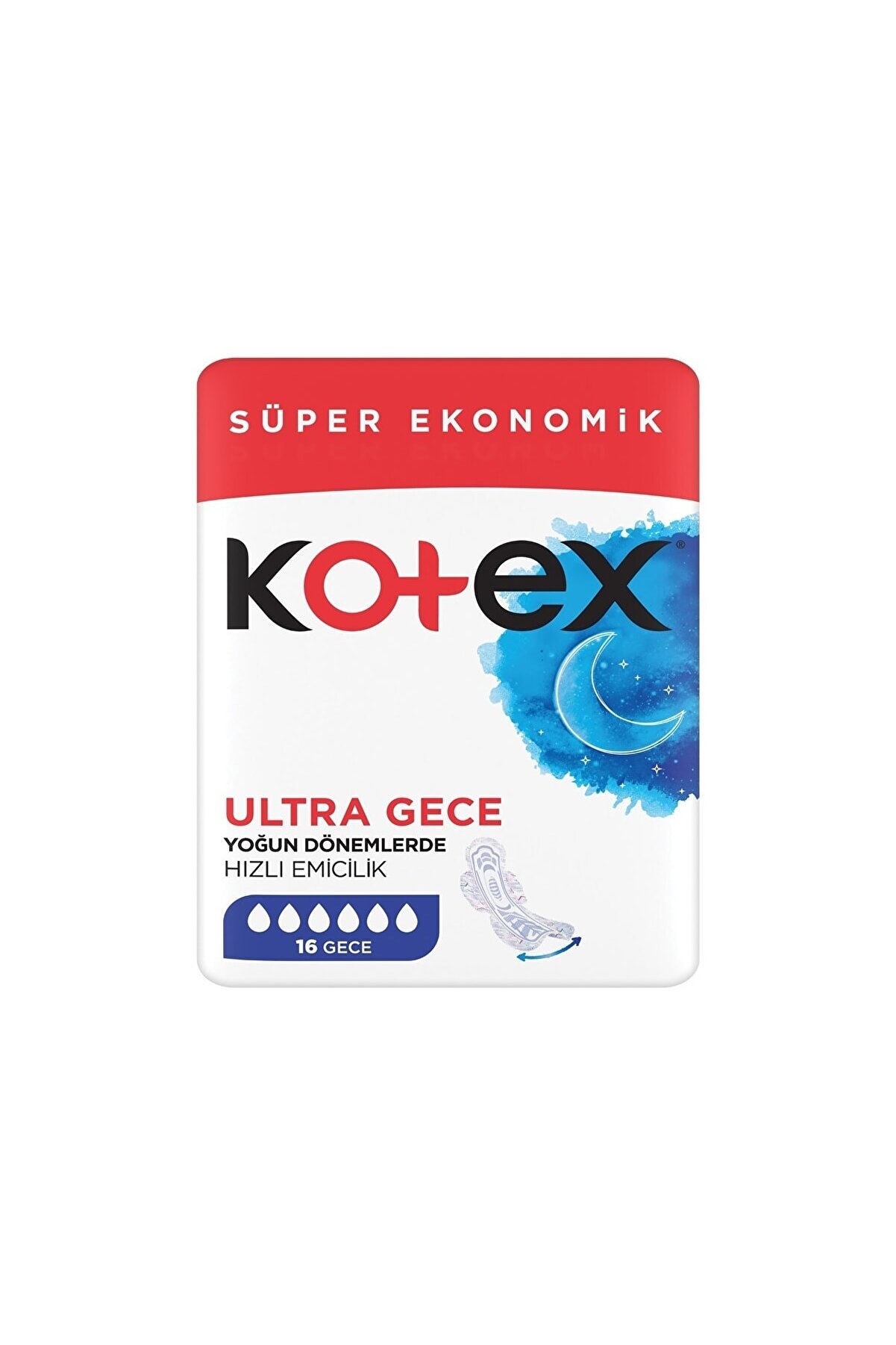 Kotex Ultra Süper Eko Gece 16'lı