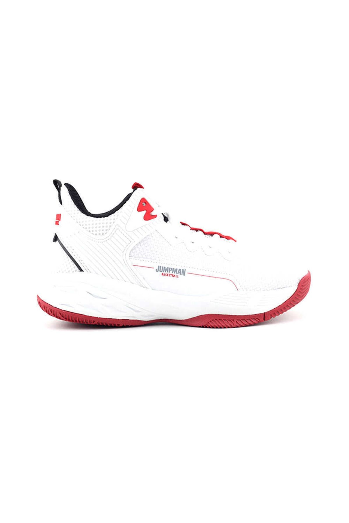 Jump 27432 Basketbol Spor Ayakkabı-beyaz Kırmızı