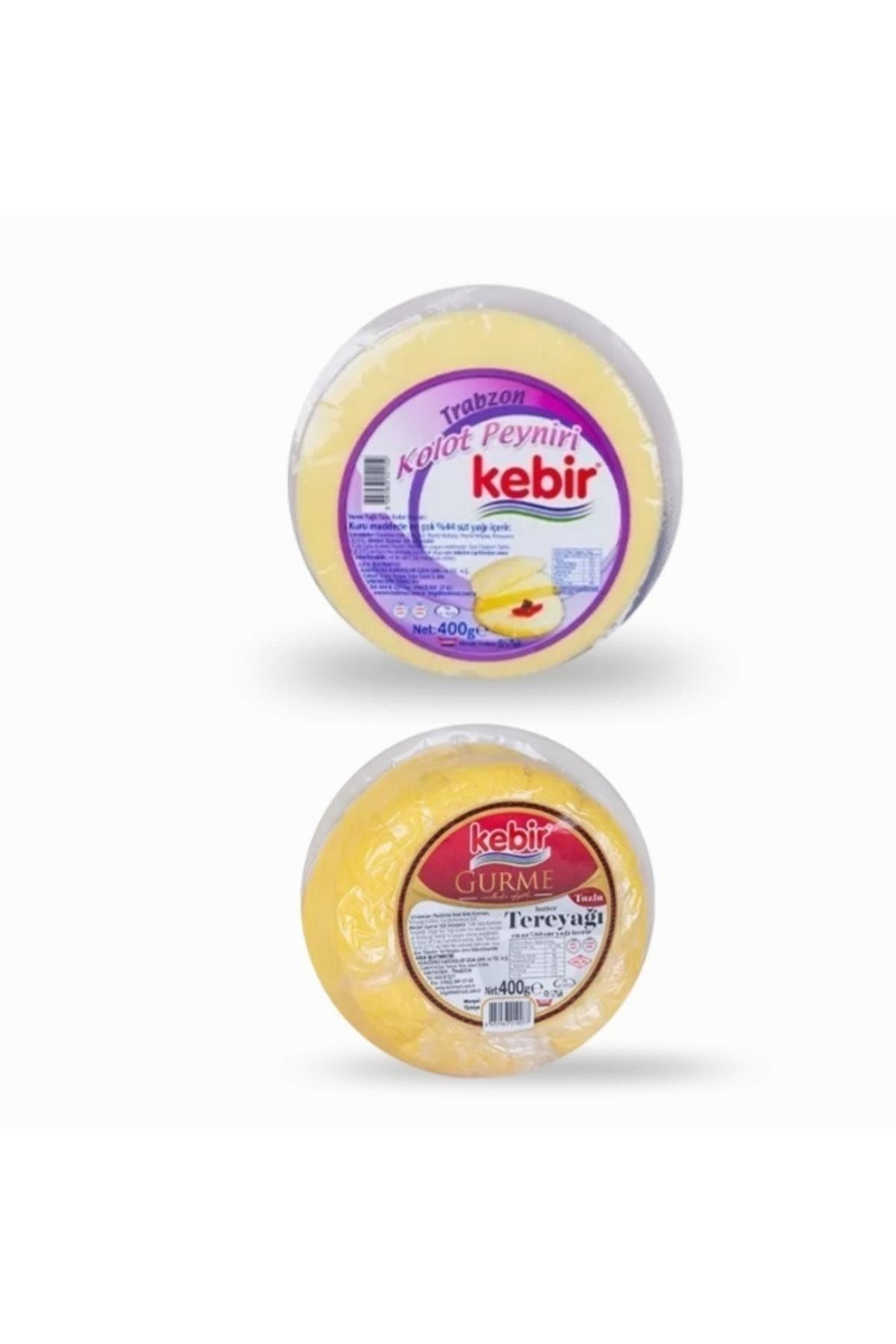 Kebir Yağlı Kolot Peyniri 400 Gr + Gurme Tereya?ı ( Tuzlu ) 400 Gr