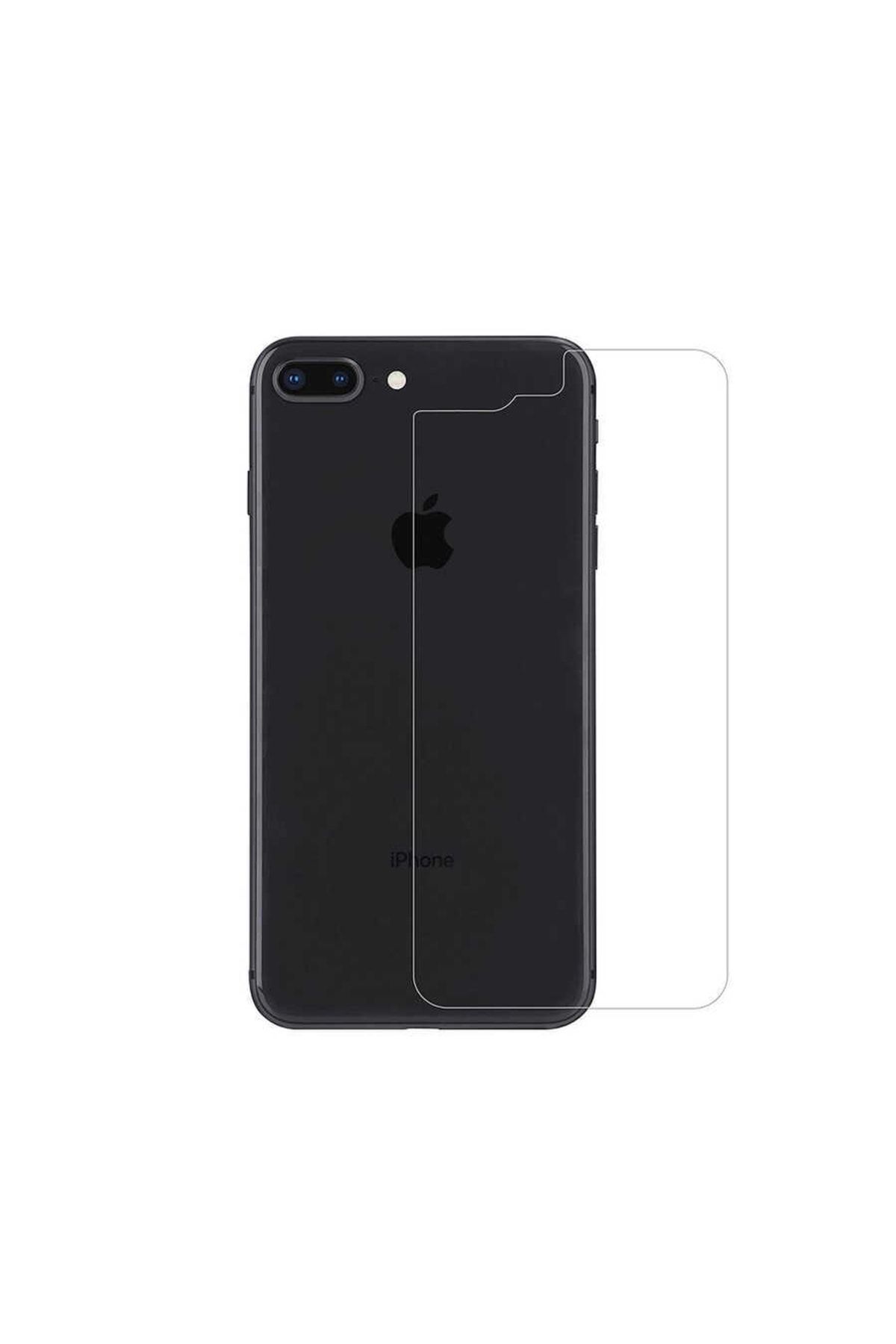 Fibaks İphone 7 / 8 Plus Arka Kasa Koruyucu Tamperli Cam