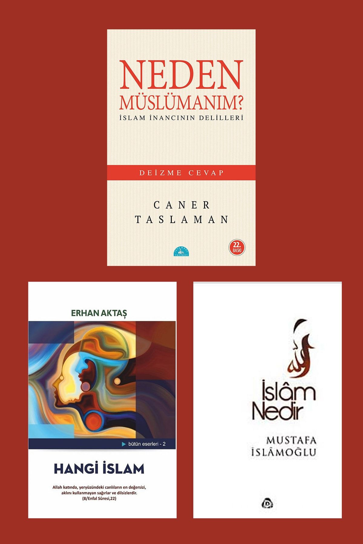 İstanbul Yayınevi Neden Müslümanım? - Hangi Islam - Islam Nedir 3 Kitap Set
