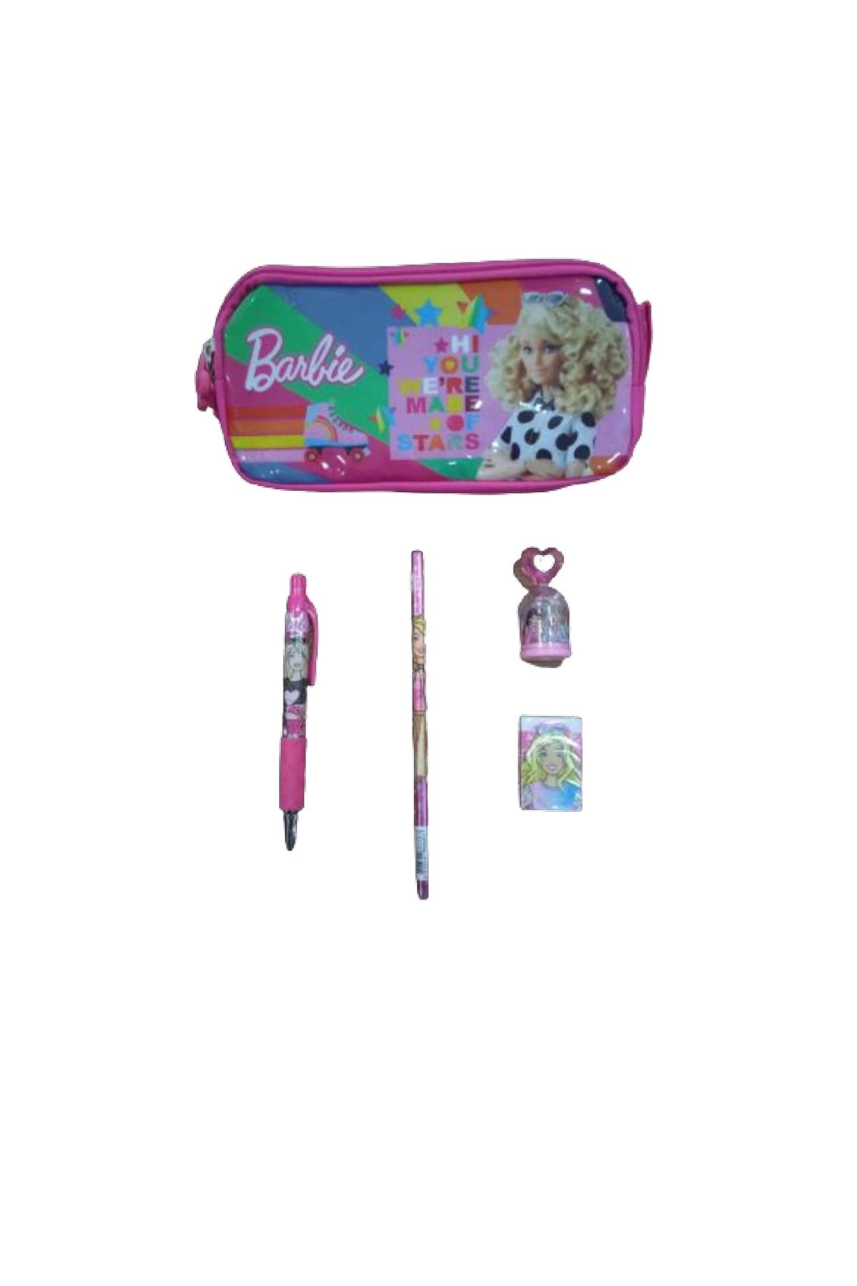 Barbie Lisanslı Kalemlik Kırtasiye Seti 5 Parça