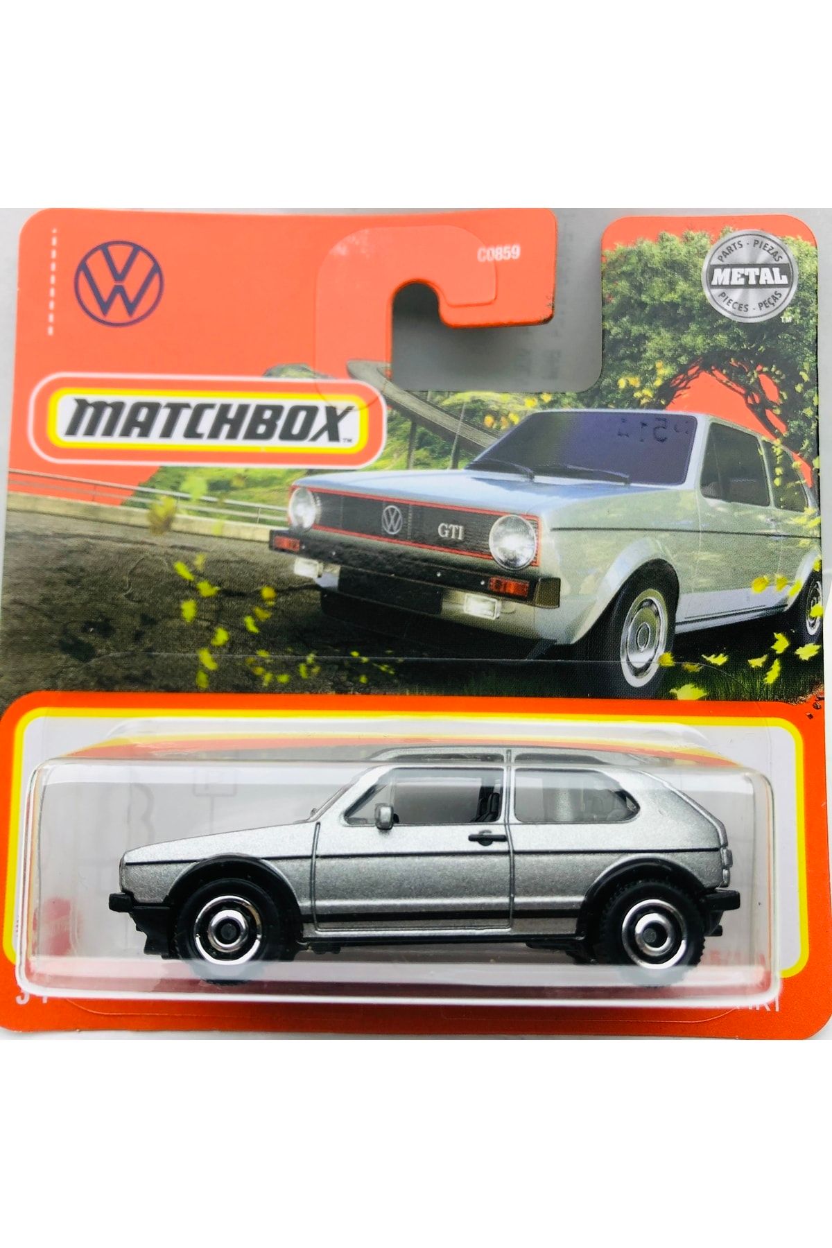 Matchbox 1976 Volkswagen Golf Mk1 Silver 1:64 Ölçek Marka 25/100