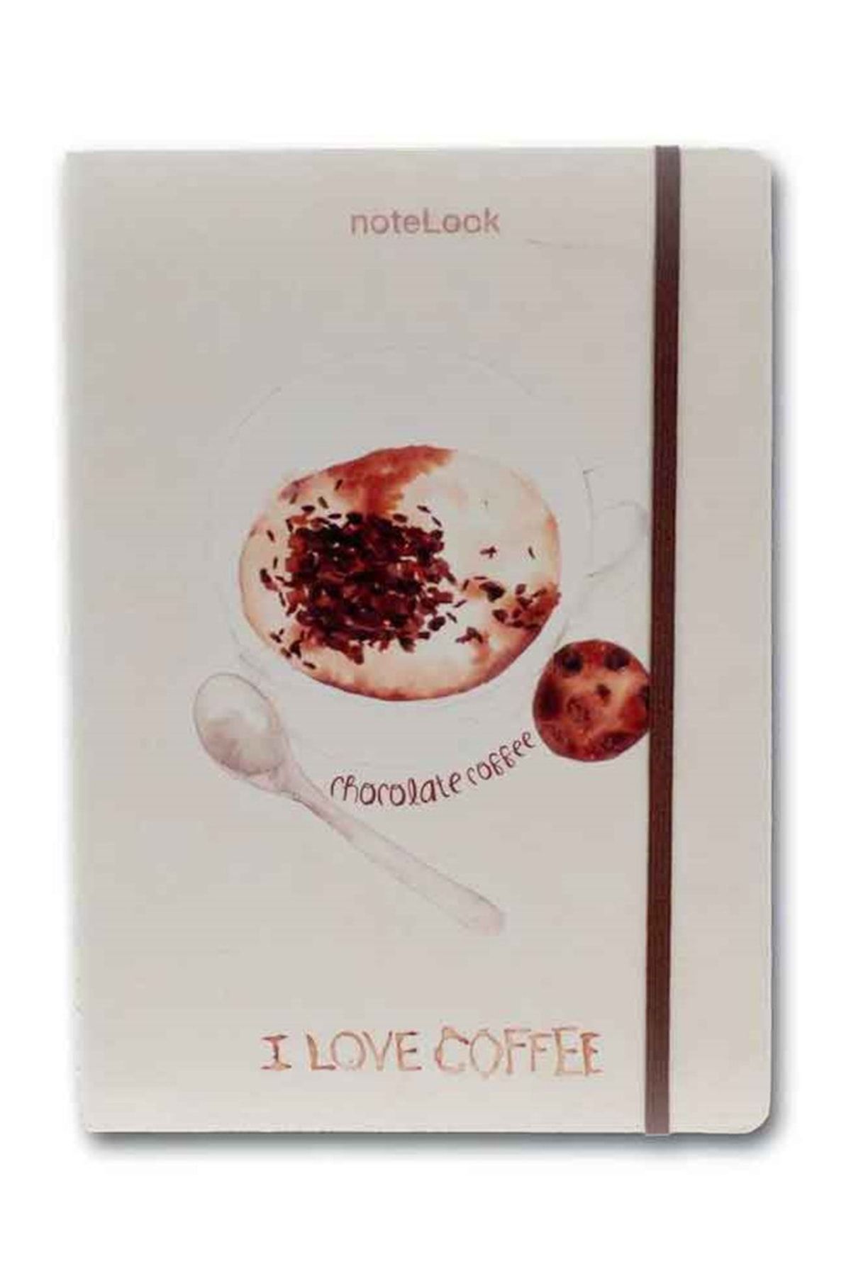 Scrikss I Love Chocolate Coffee ( A5 ) Çizgili