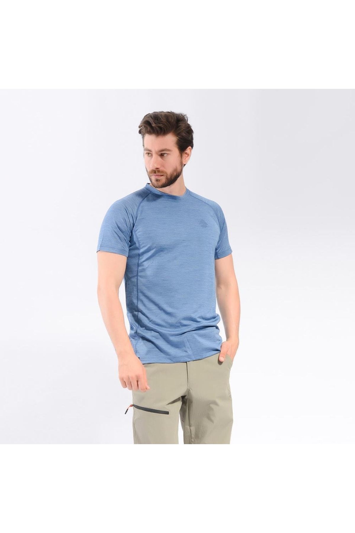 BERG Nahanni Erkek T-shirt-mavi