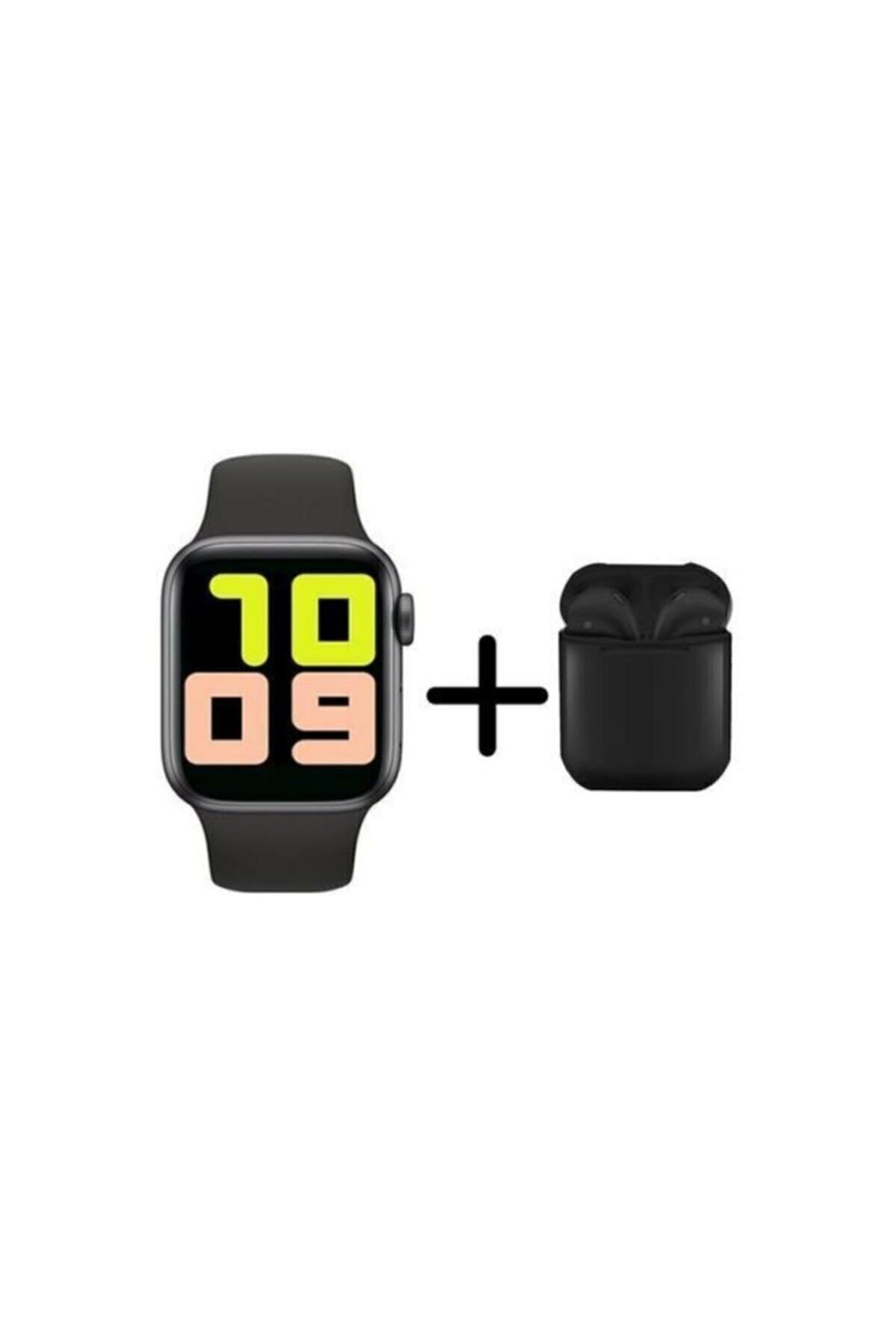 Han-S Bilişim Apple Iphone 11,12 Pro Max  Watch 6 Series Akıllı Saat + I12  Bluetooth Kulaklık