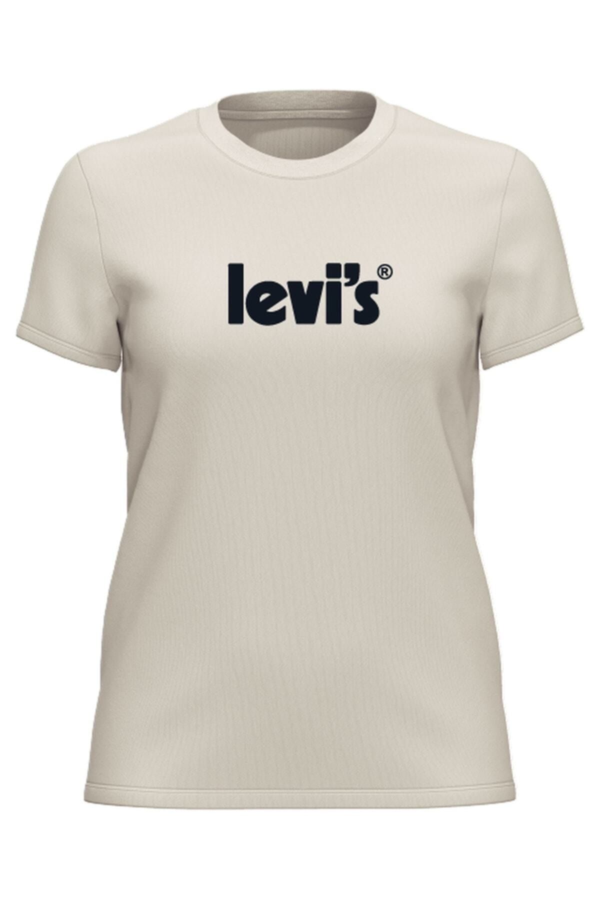 Levi's Kadın T-shirt A2086-0102 Seasonal Poster Logo Sugar Swizzle