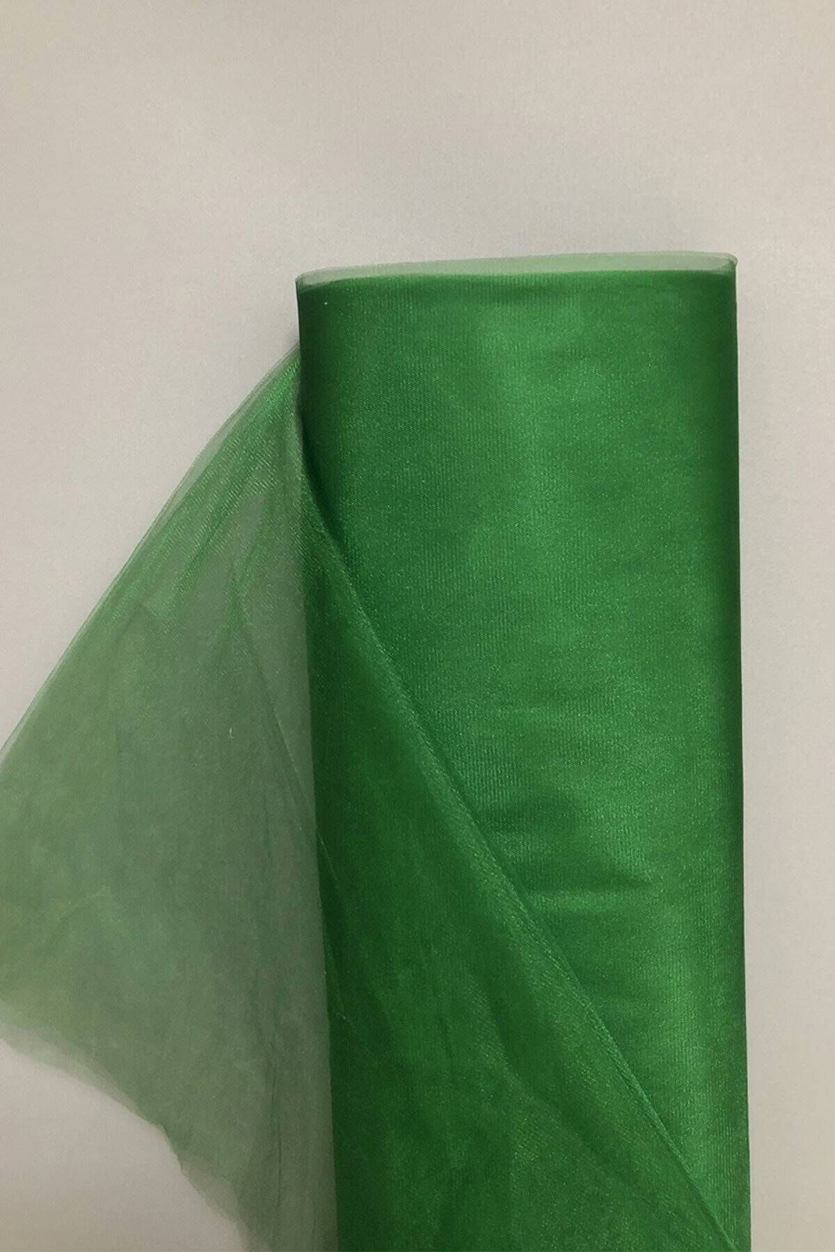 Hobigram Çimen Yeşil Kristal Tül 5 Metre