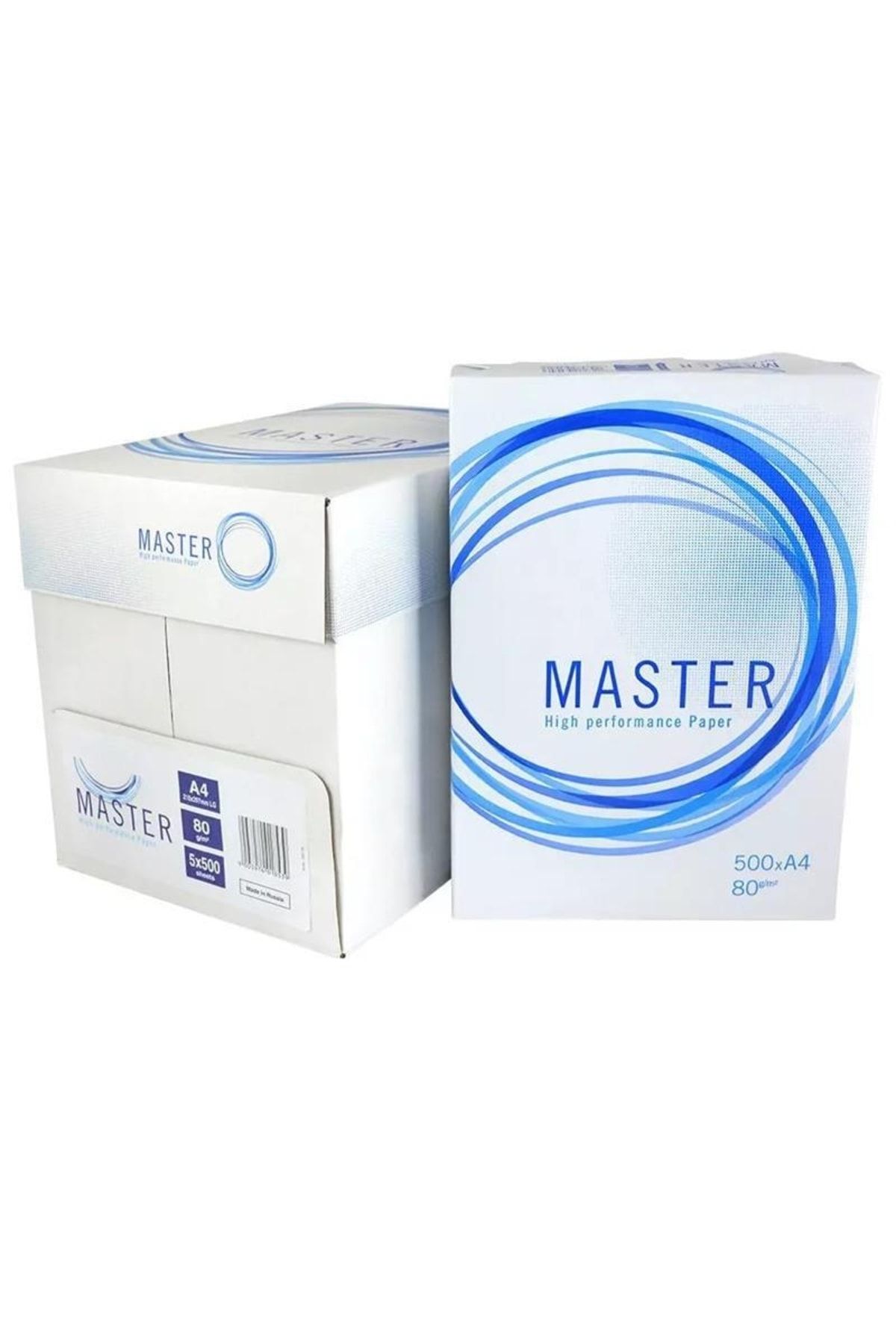 Master Master A4 Fotokopi Kağıdı 80 gr 1 Koli (5 Paket & 2500 sayfa)
