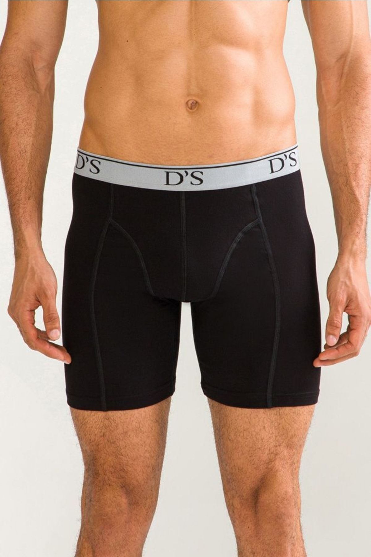 D'S Damat Comfort Boxer Uzun Siyah