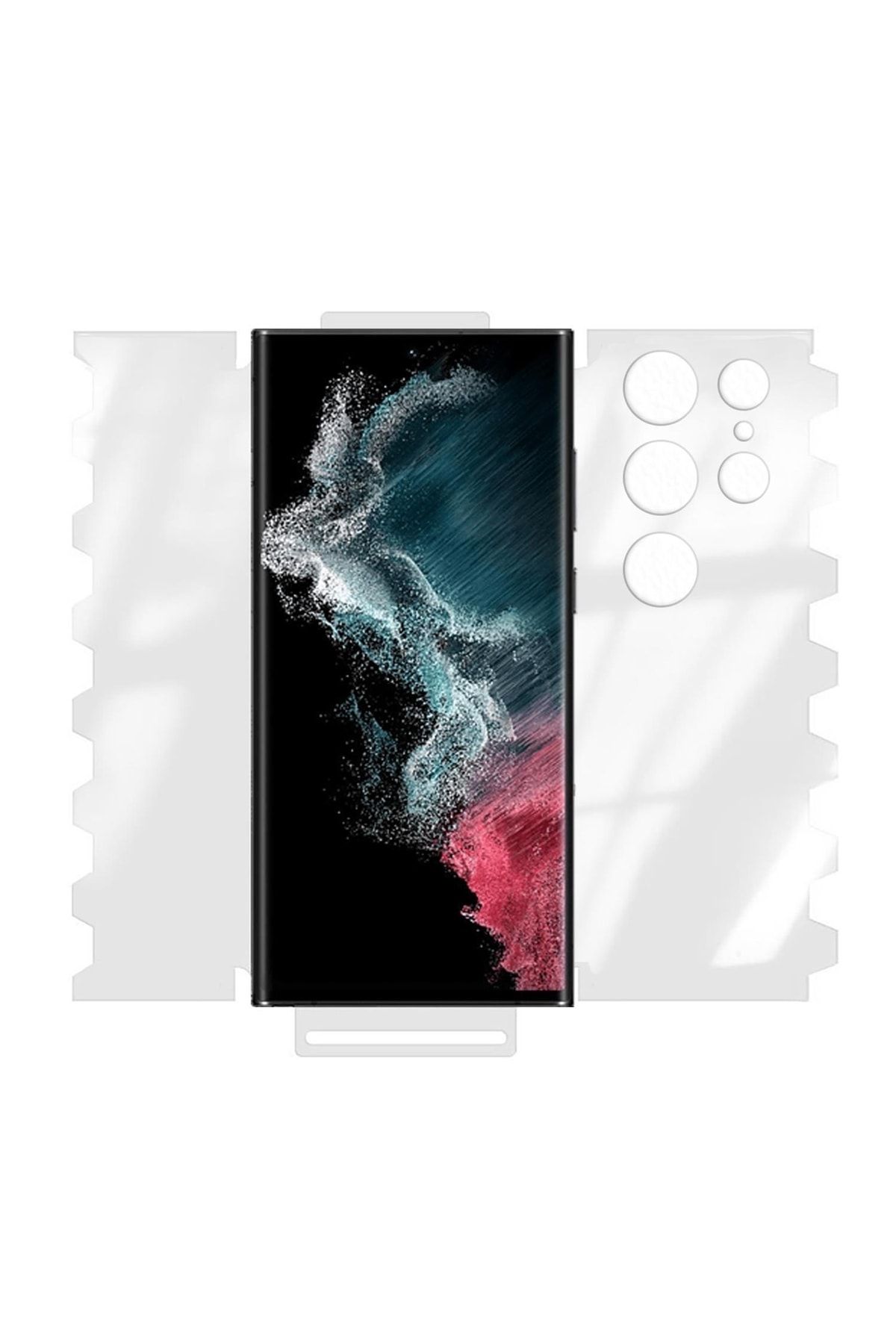 Microcase Samsung Galaxy S22 Ultra Ön Arka Yan Koruma Full Body Film - Fl360