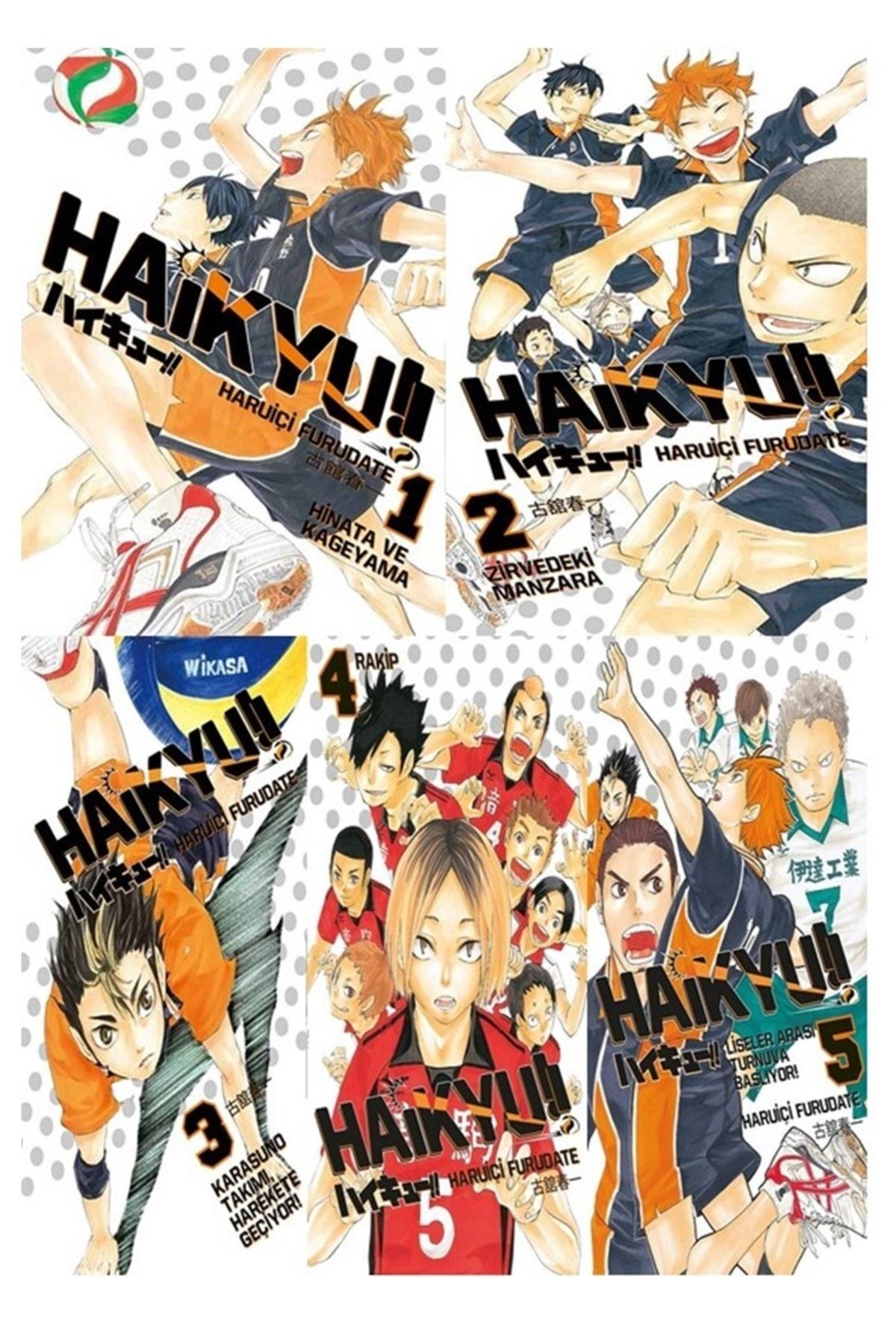 Gerekli Şeyler Yayıncılık Haikyu !! 1-2-3-4-5 (5 Cilt) Manga Set