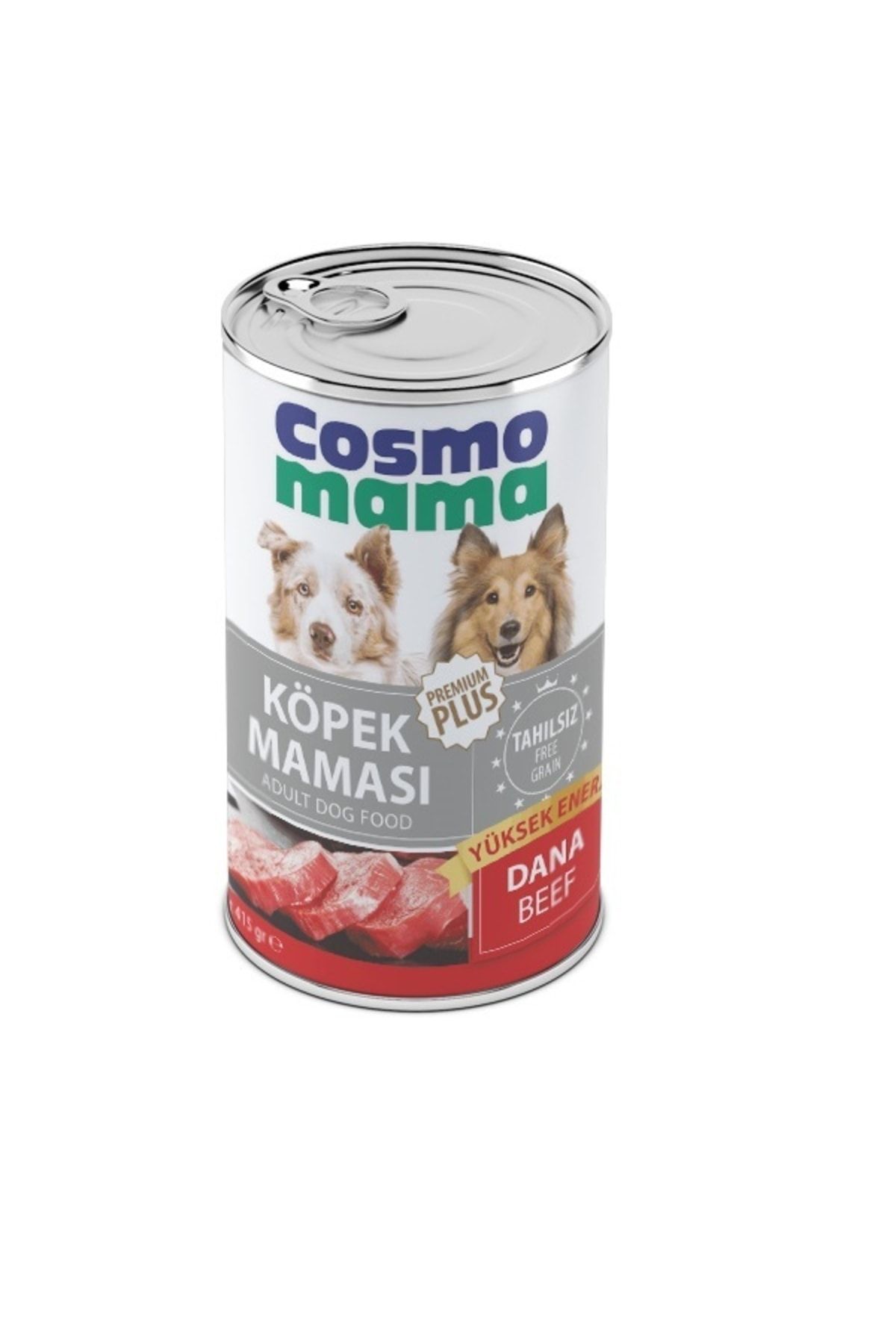 Cosmo Mama Premıum Köpek Dana Etlı Yetıskın Konserve Maması 24 Adet X 415 gr %70 Etlı Pate