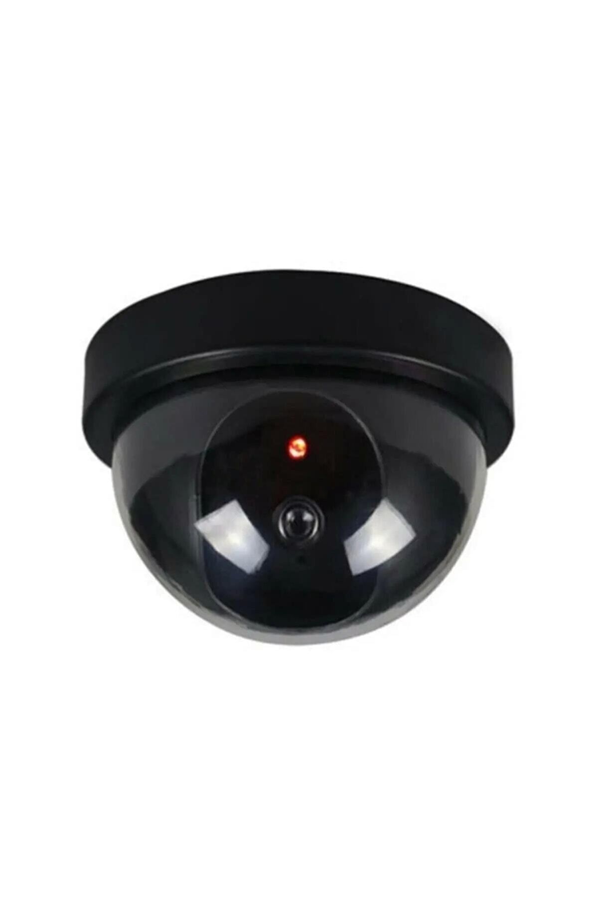 checkmate Led Işıklı Dome Sahte Güvenlik Kamerası Taklit Sensörlü Hırsız Ev