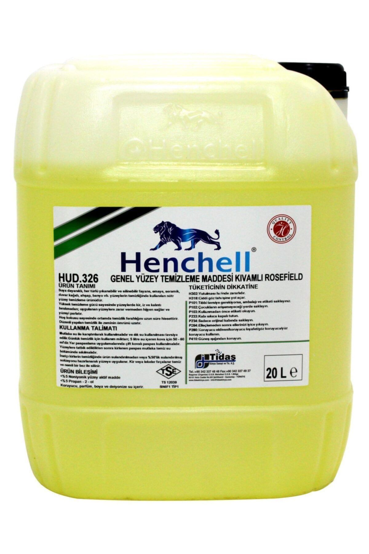 Henchell Genel Yüzey Temizleme Maddesi Ultra Rosefıeld 20kg