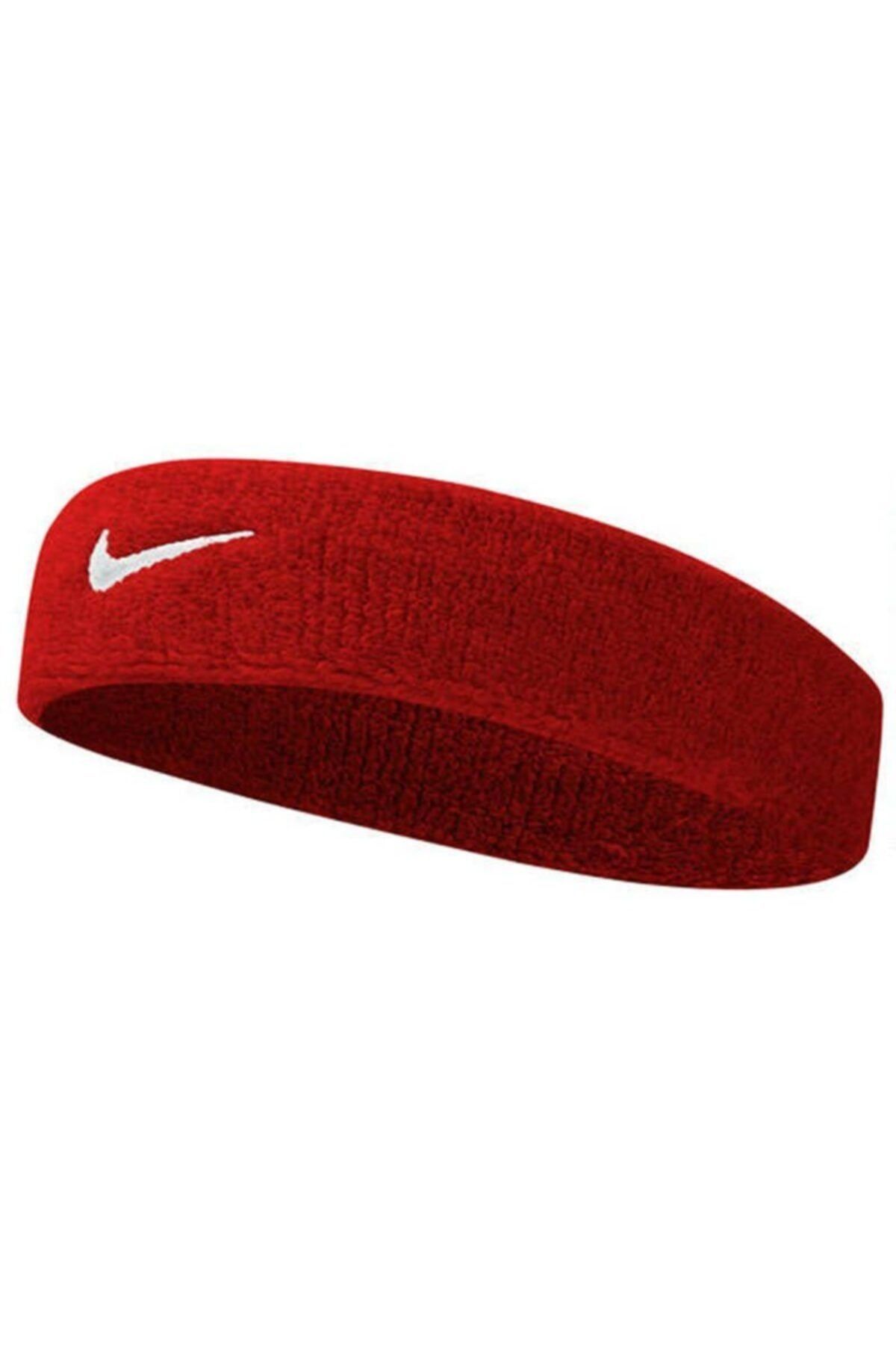 Nike Swoosh Headband Havlu Saç Bandı Kırmızı Renk