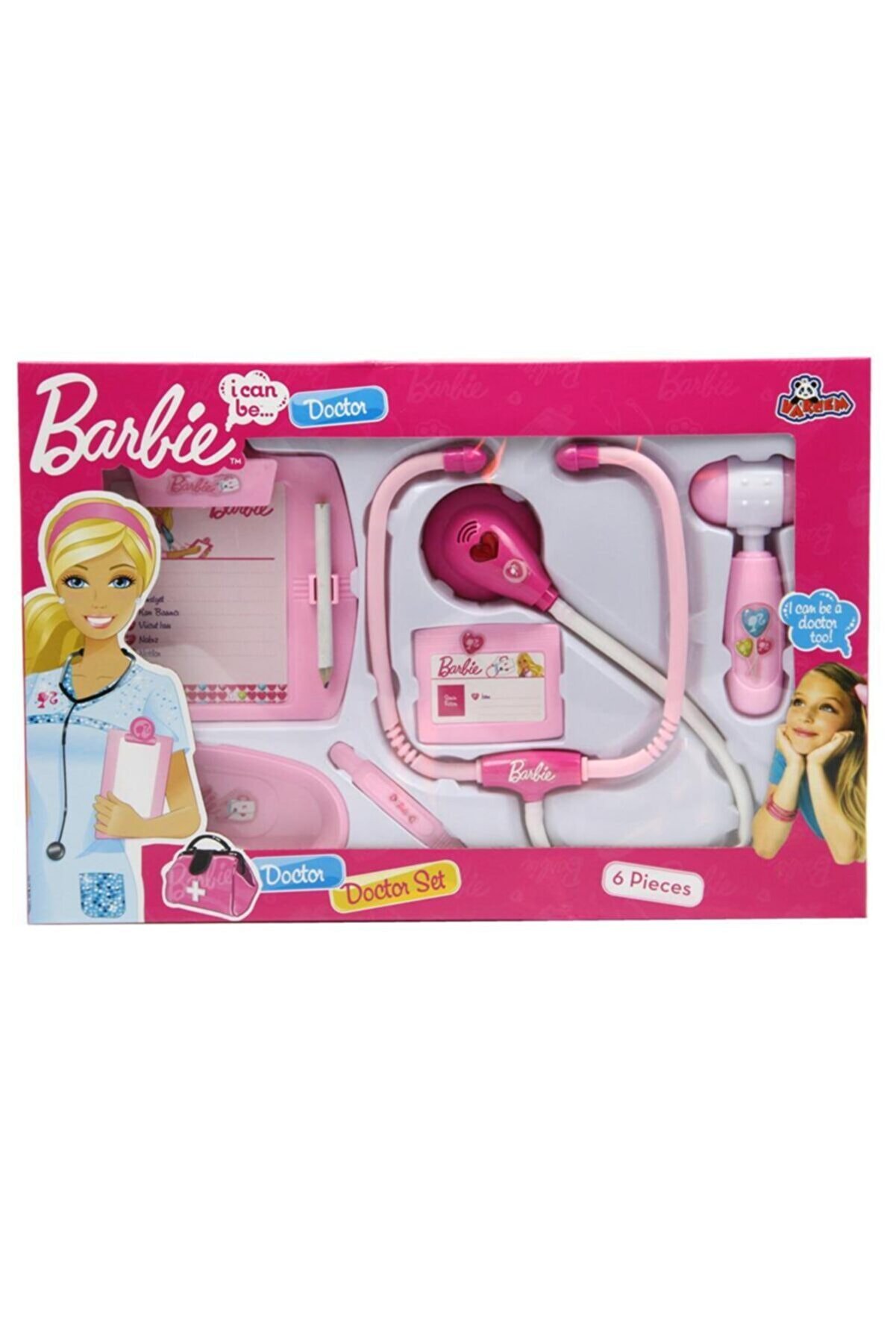 Vardem Barbie Oyuncak Doktor Seti 6 Parça Kızlara Özel Hediye