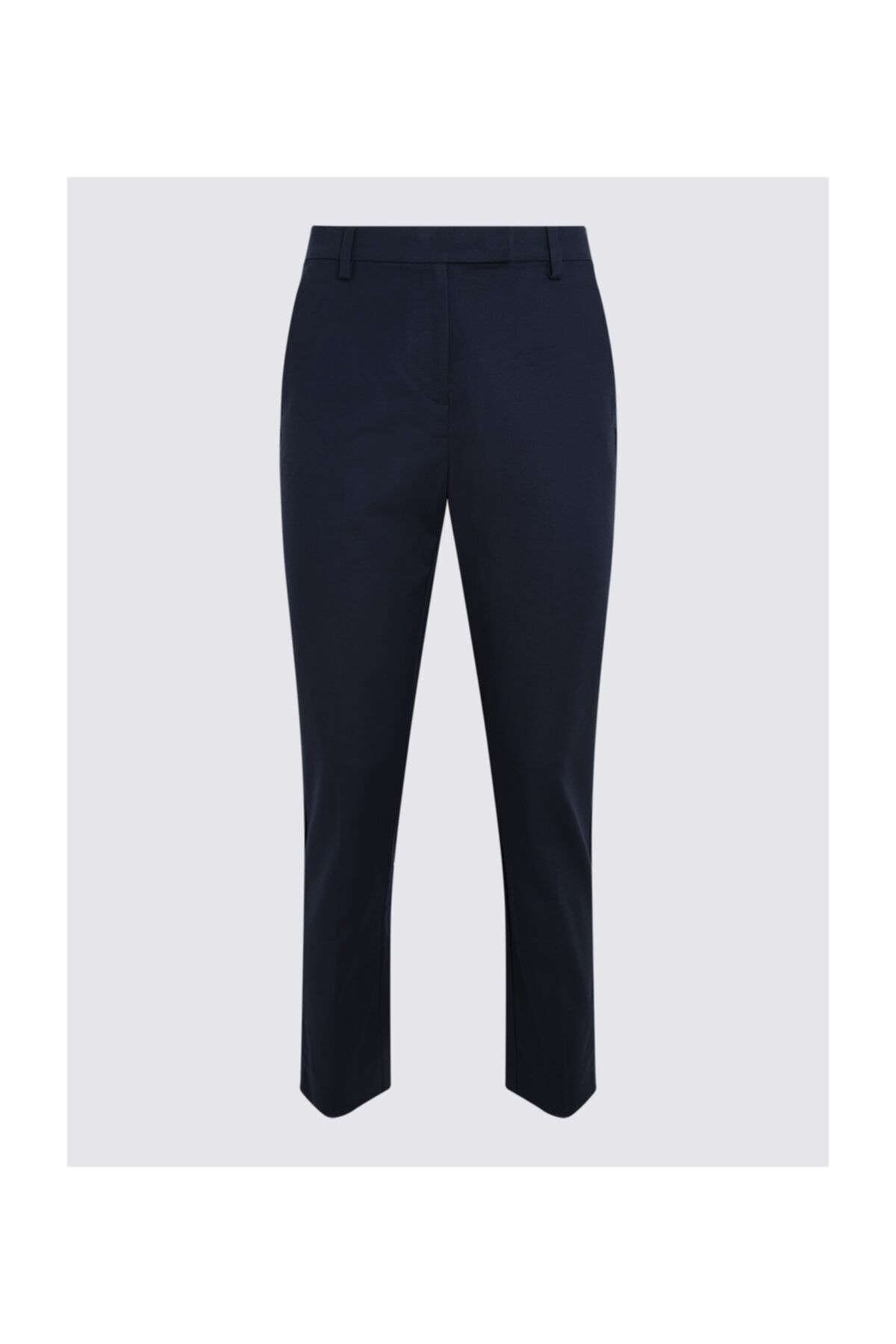 Marks & Spencer Kadın Lacivert 7/8 Pamuklu Pantolon T59005602X