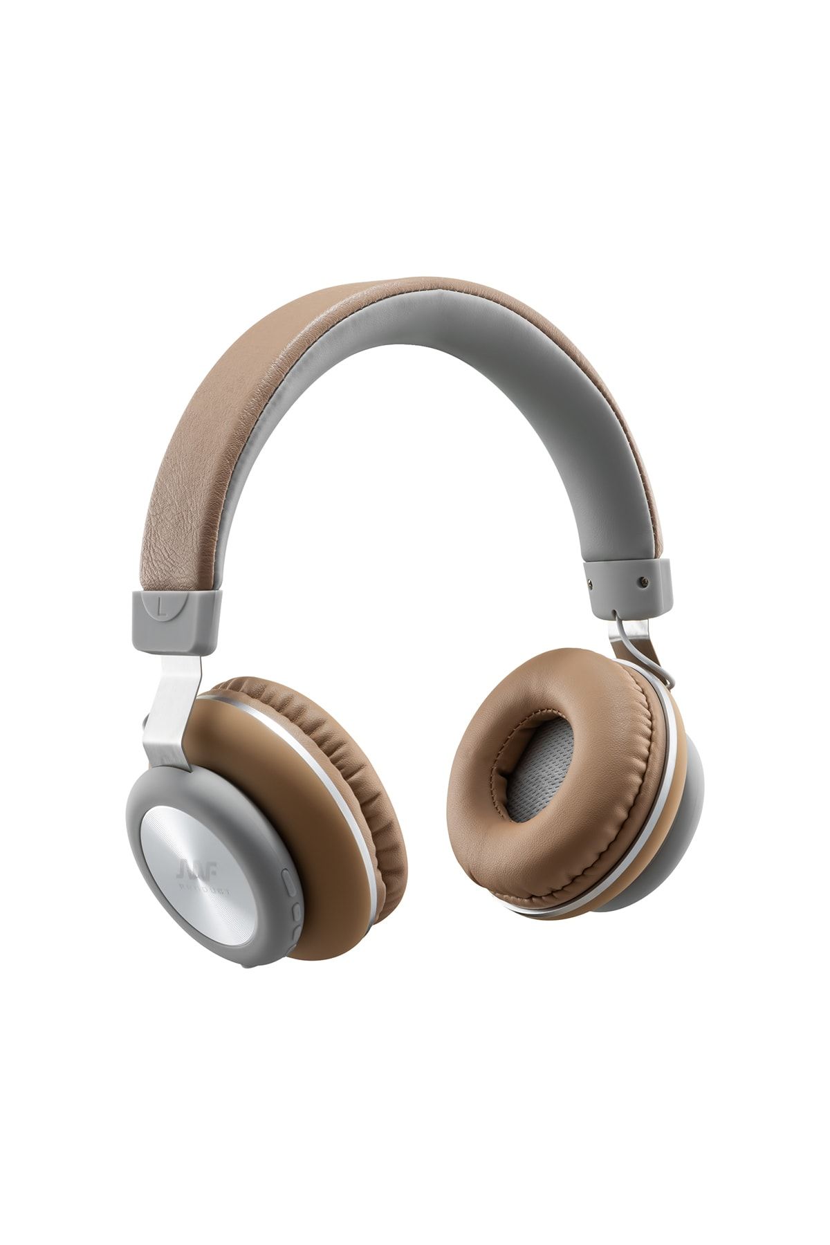 MF PRODUCT Acoustic 0125 Mikrofonlu Kulak Üstü Kablosuz Bluetooth Kulaklık Kahverengi