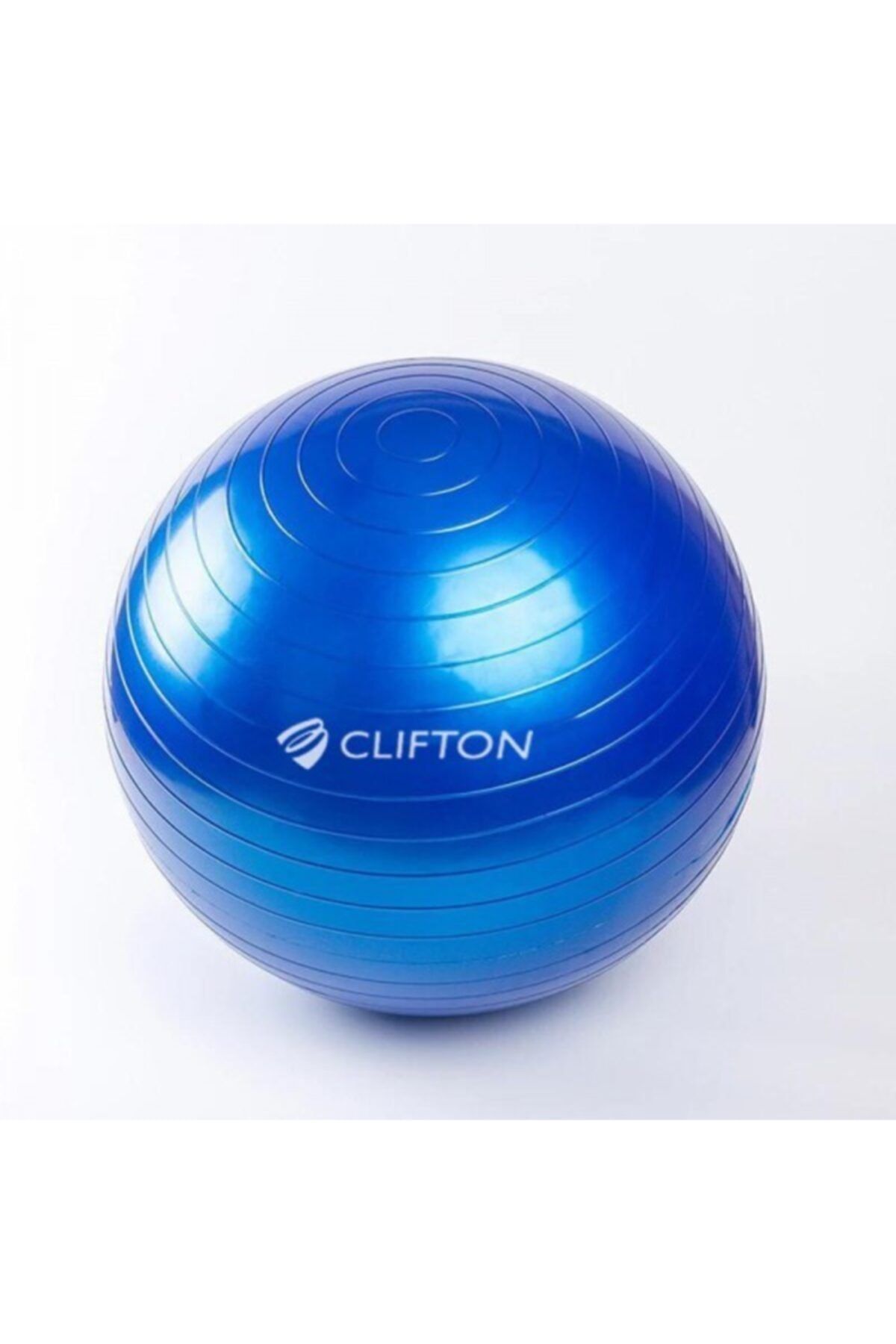 Clifton 65 Cm Pilates Topu Mavi + Pompa Seti
