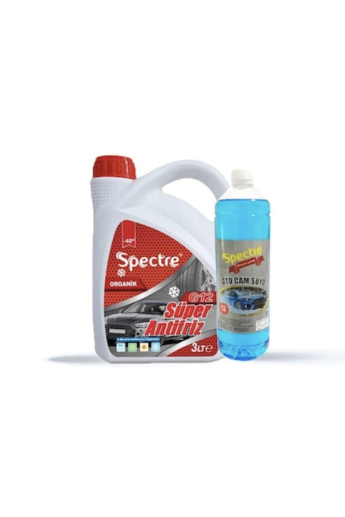 SPECTRE -40 Derece Organik Kırmızı Antifriz 3 Litre + Kışlık Cam Suyu 1 Litre