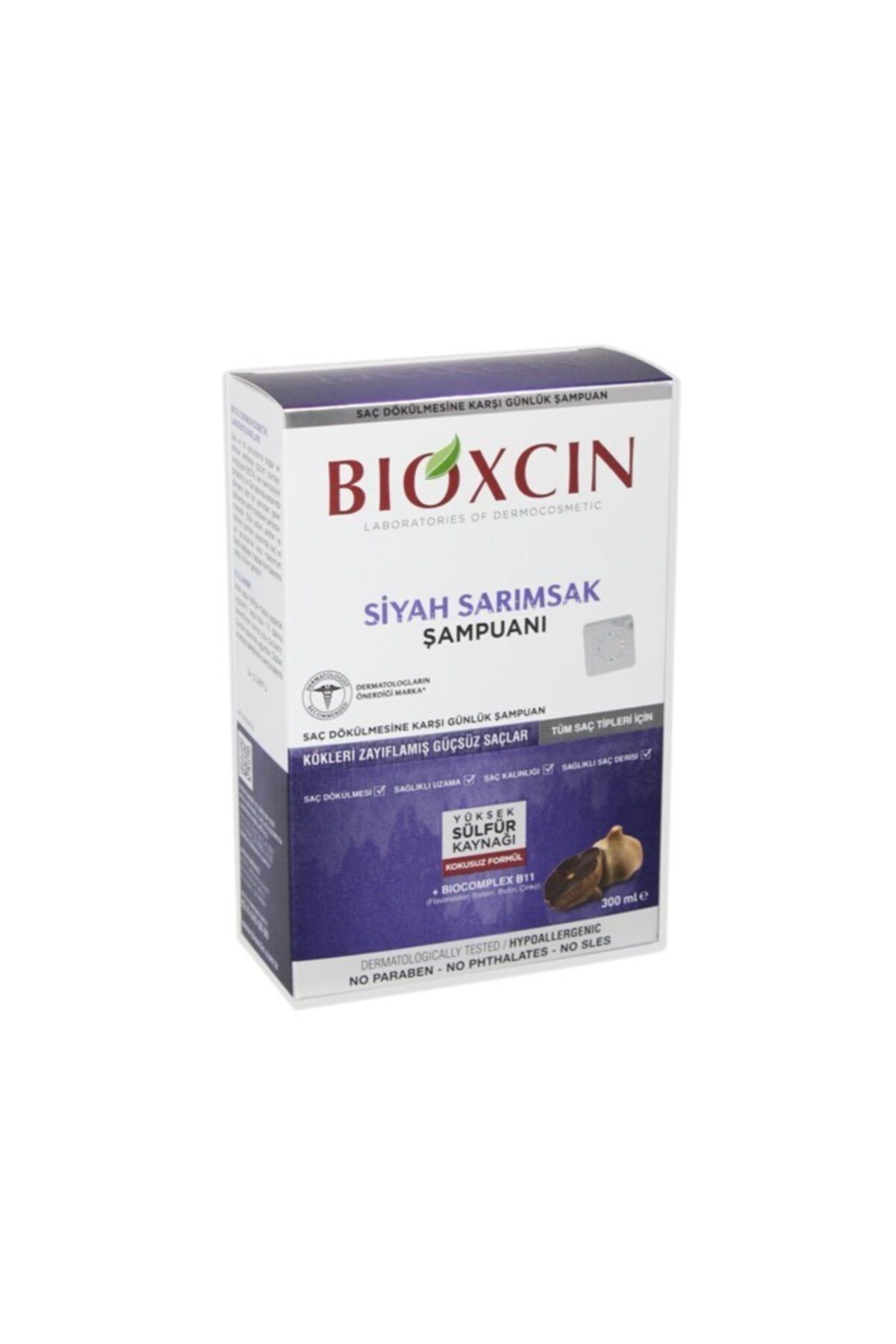 Bioxcin Bıoxcın Sampuan 300ml Siyah Sarimsakli Sac Dökülmesine Karsi