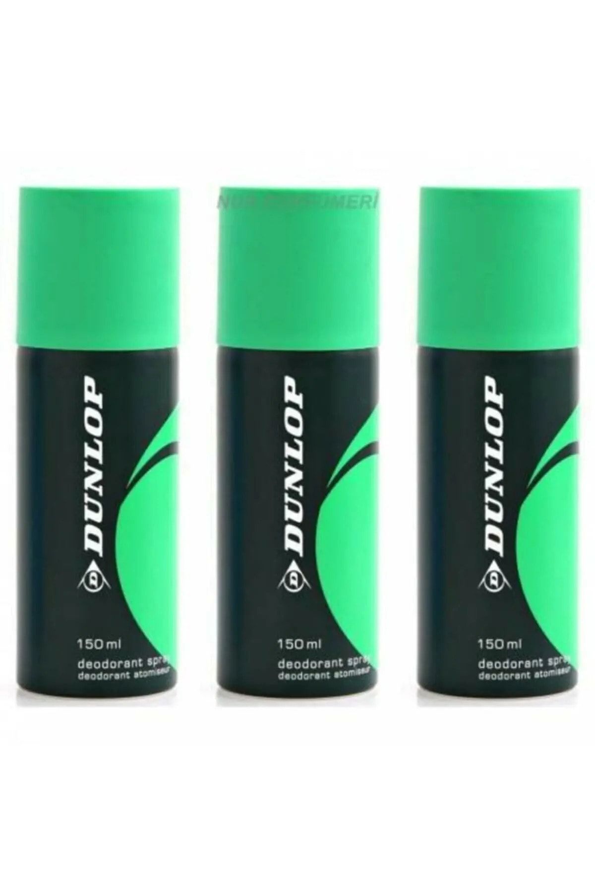 Dunlop Chic Sport Yeşil Deodorant 3'lü Set