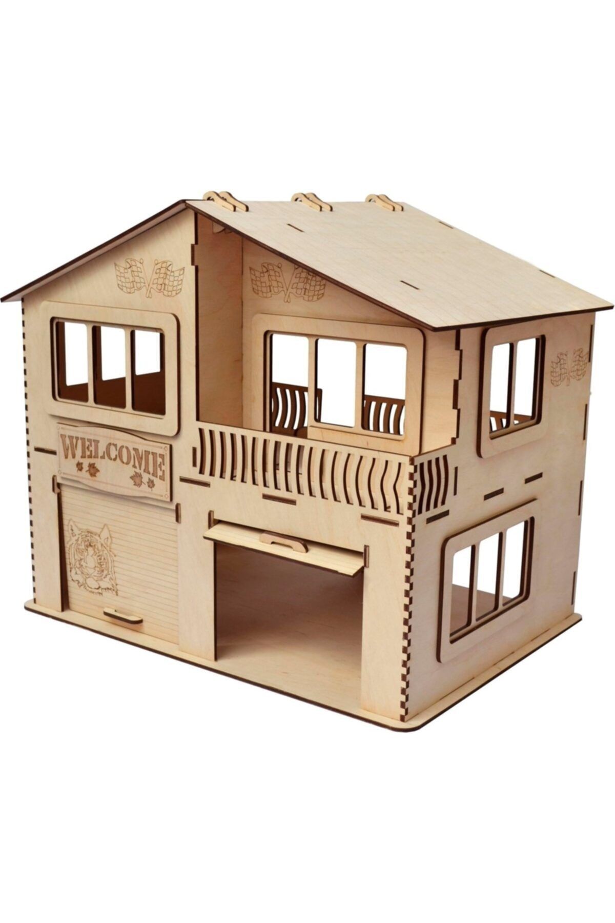 Mmo Design Çocuk Oyun Evi ( Iki Katlı Garajı)