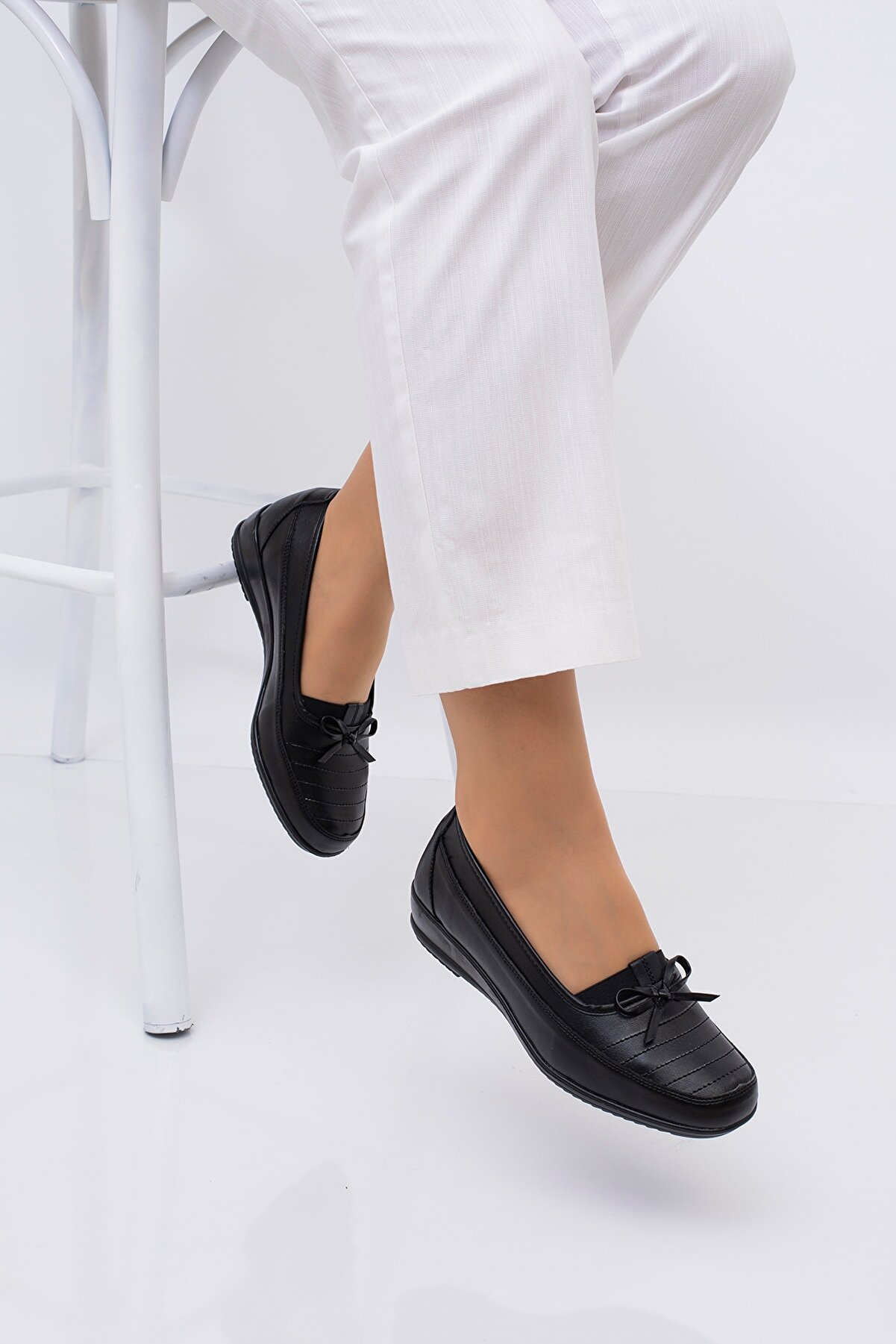 CARIK COMFORT Kadın Siyah Tam Ortapedık Ayakkabısı