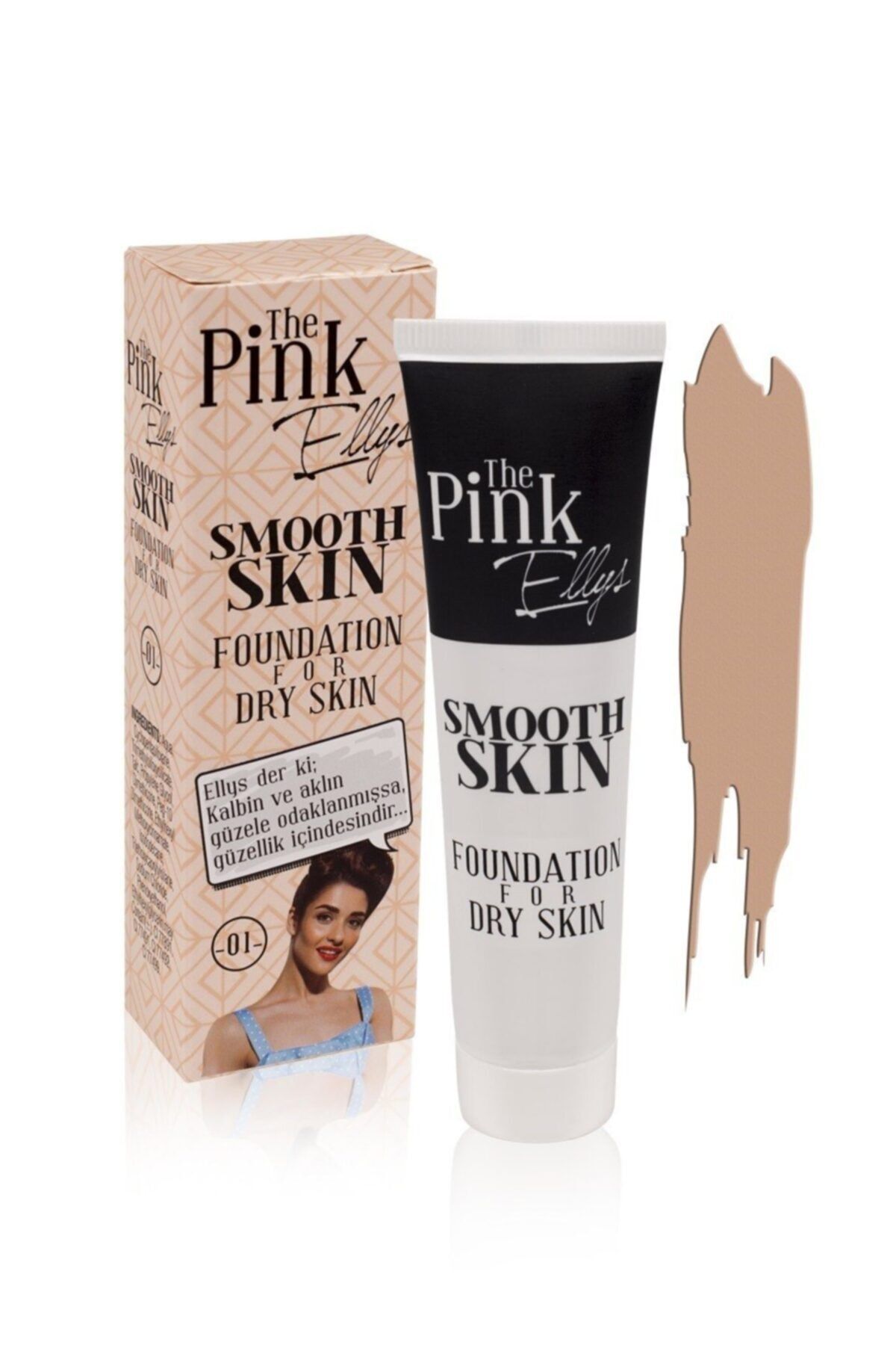 The Pink Ellys For Dry 01 Smooth Skin Fondöten