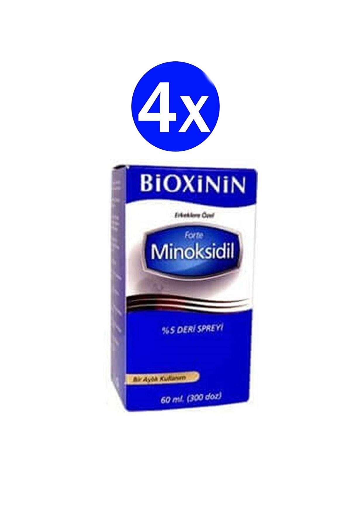 Bioxcin Bioxinin Forte 5 Deri Spreyi 4 Adet